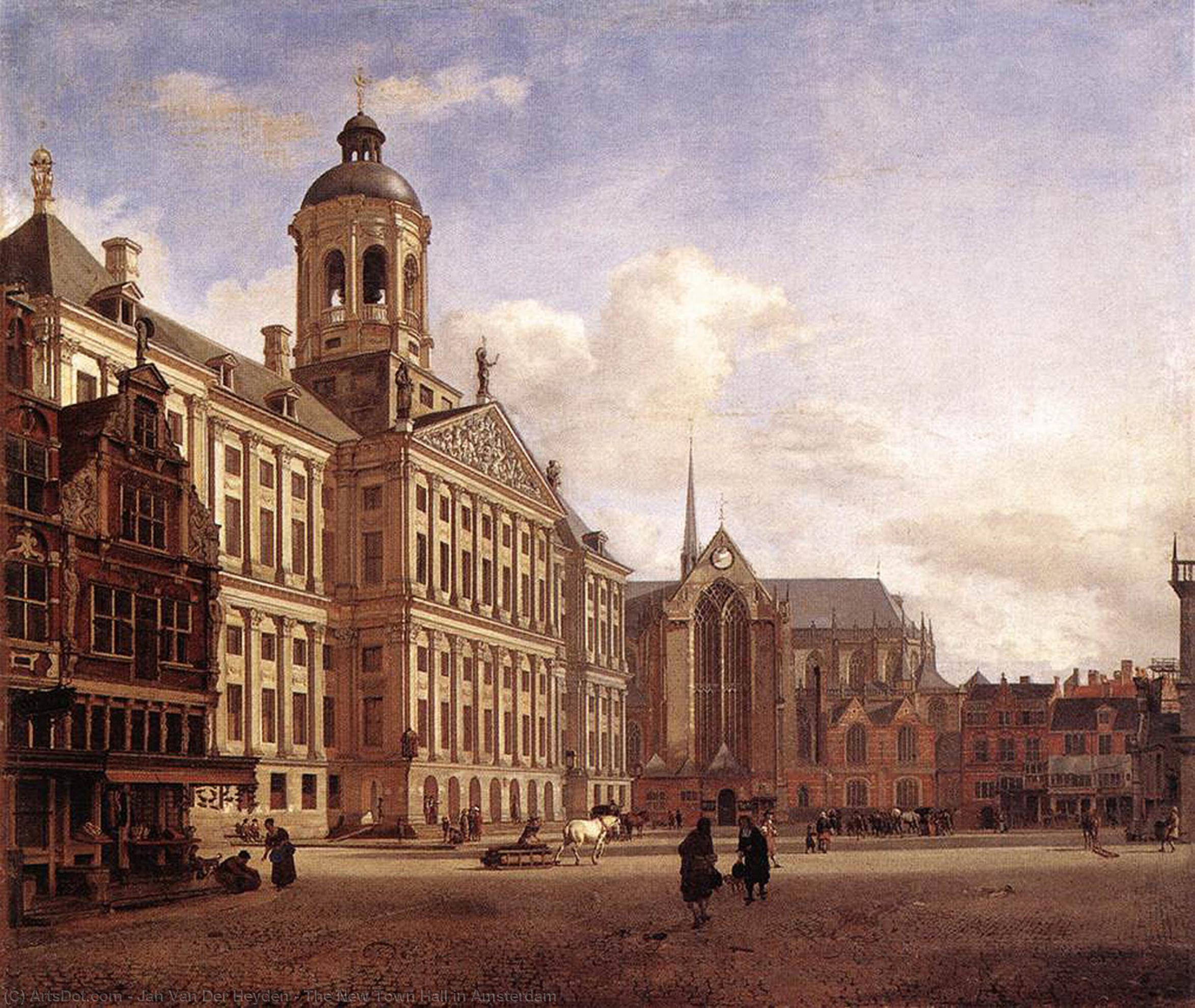 El Nuevo Ayuntamiento De Ámsterdam — Jan Van Der Heyden