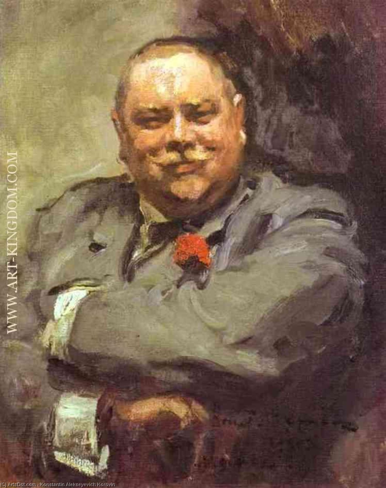 Ritratto Di Nikolaj Chichagov — Konstantin Alexeevič Korovin