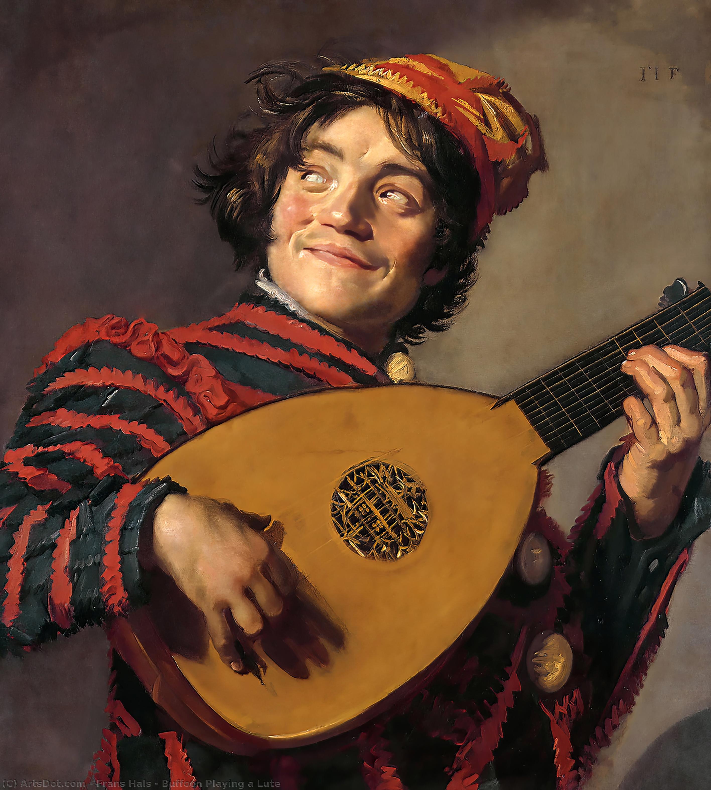 Narr Spielt Laute — Frans Hals I