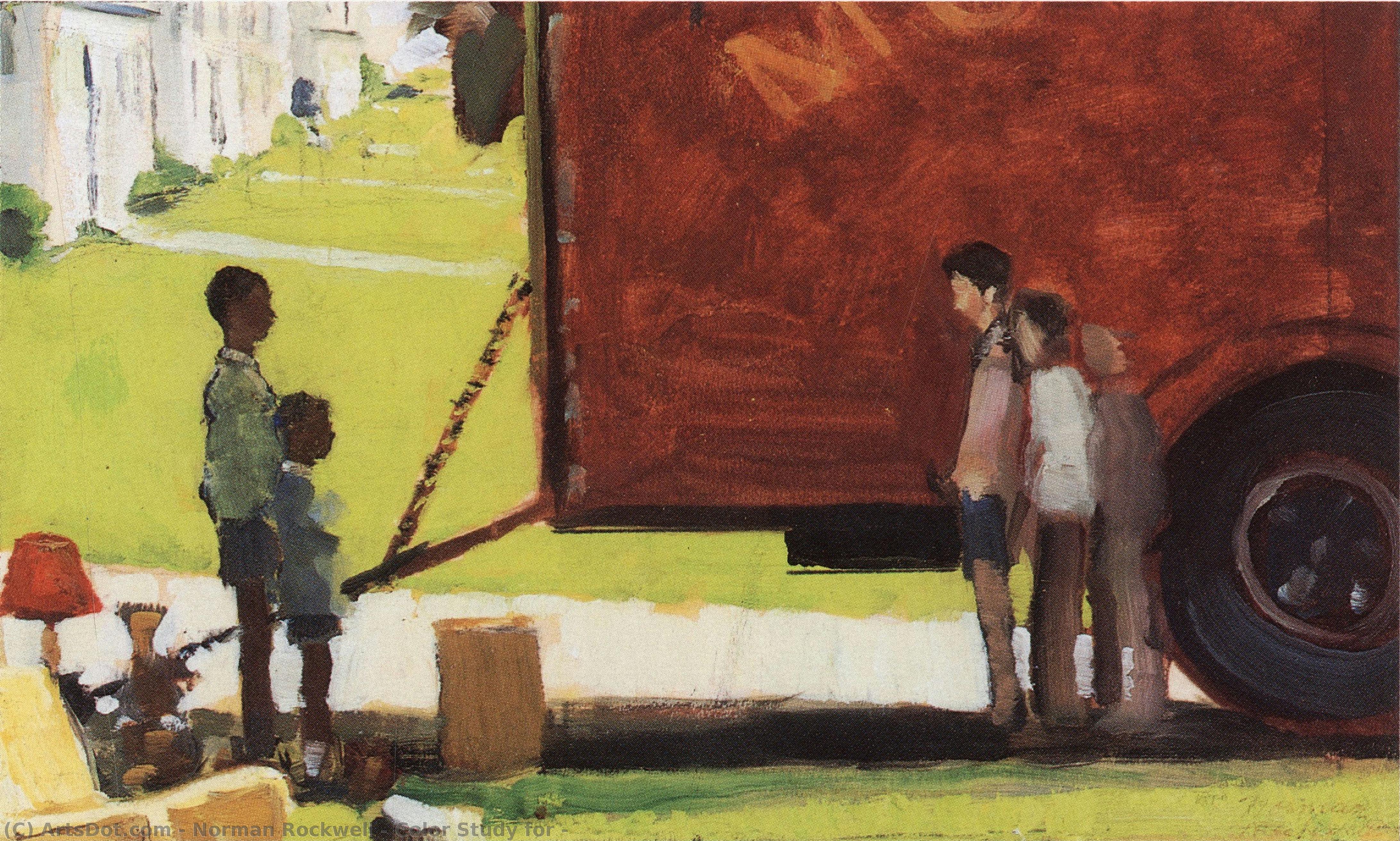 Color Study For — Norman Rockwell