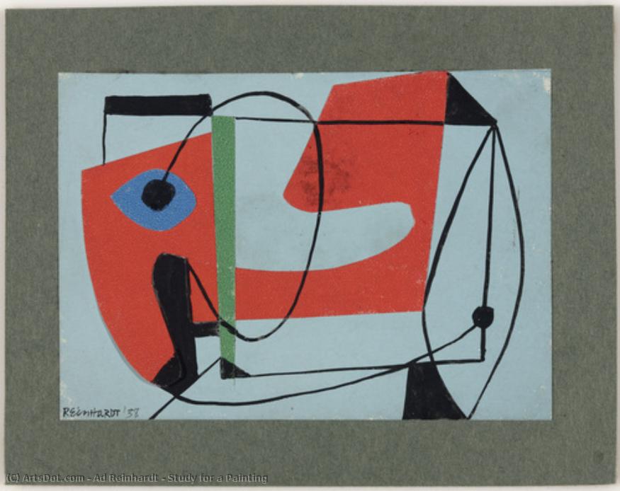 Study For A Painting — Ad Reinhardt