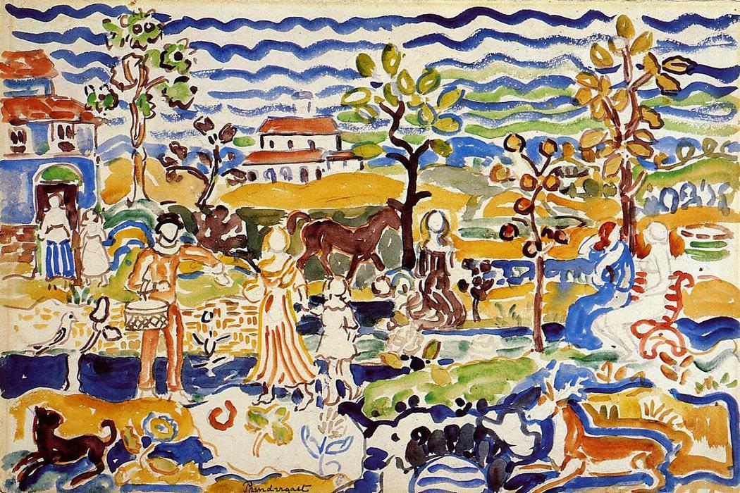 Composition Décorative — Maurice Brazil Prendergast