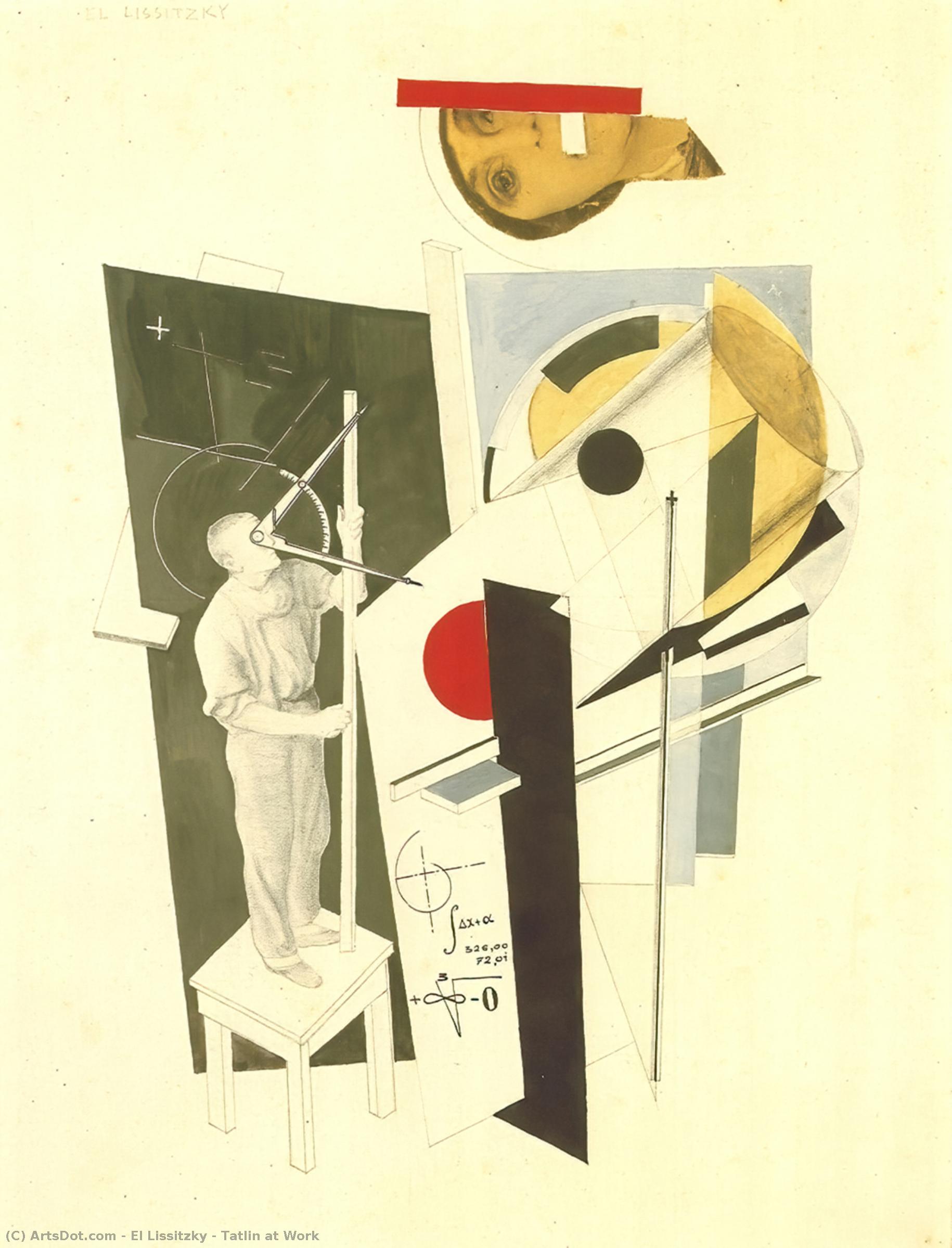 Tatlin At Work — El Lissitzky