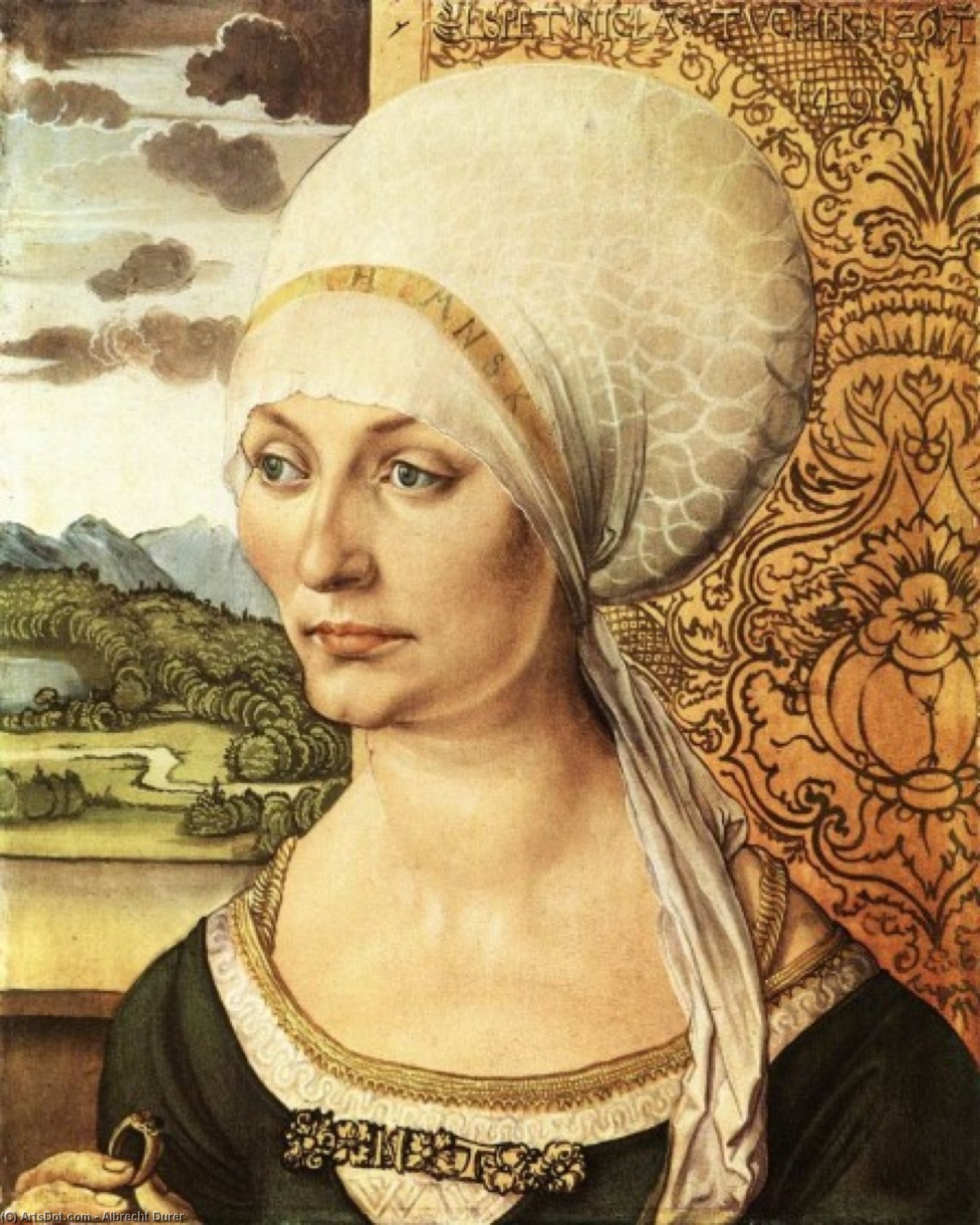 Portrait D'elsbeth Tucher — Albrecht Dürer