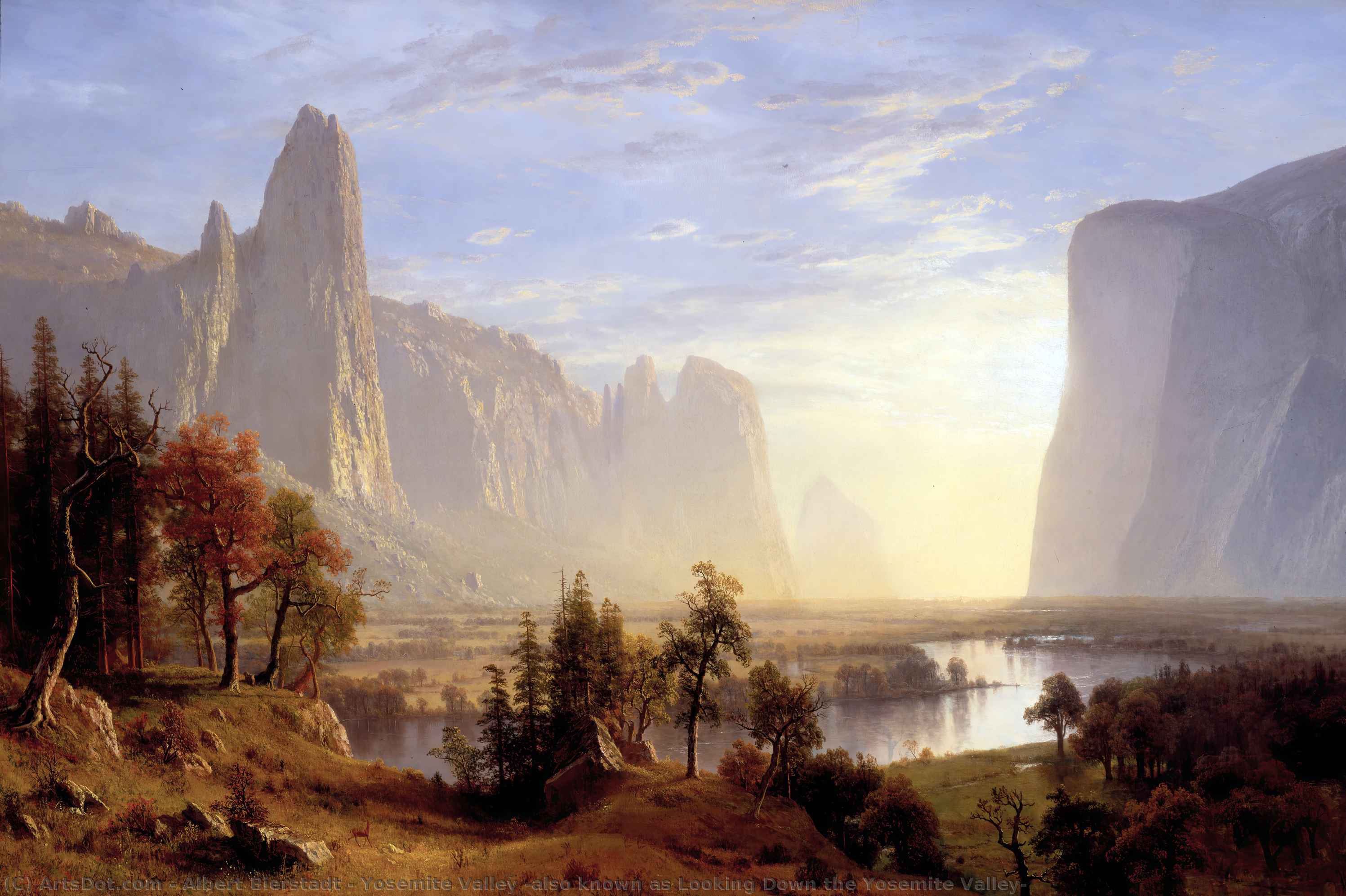 Yosemite Valley (vista Della Yosemite Valley) — Albert Bierstadt