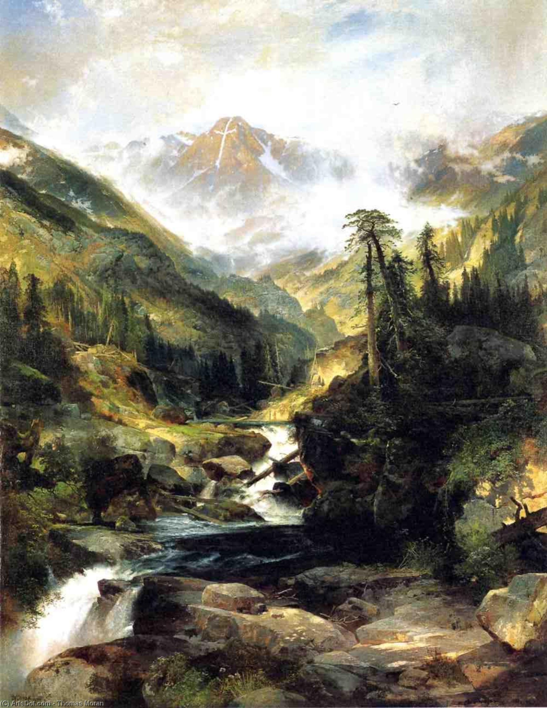 Montagna Della Santa Croce — Thomas Moran