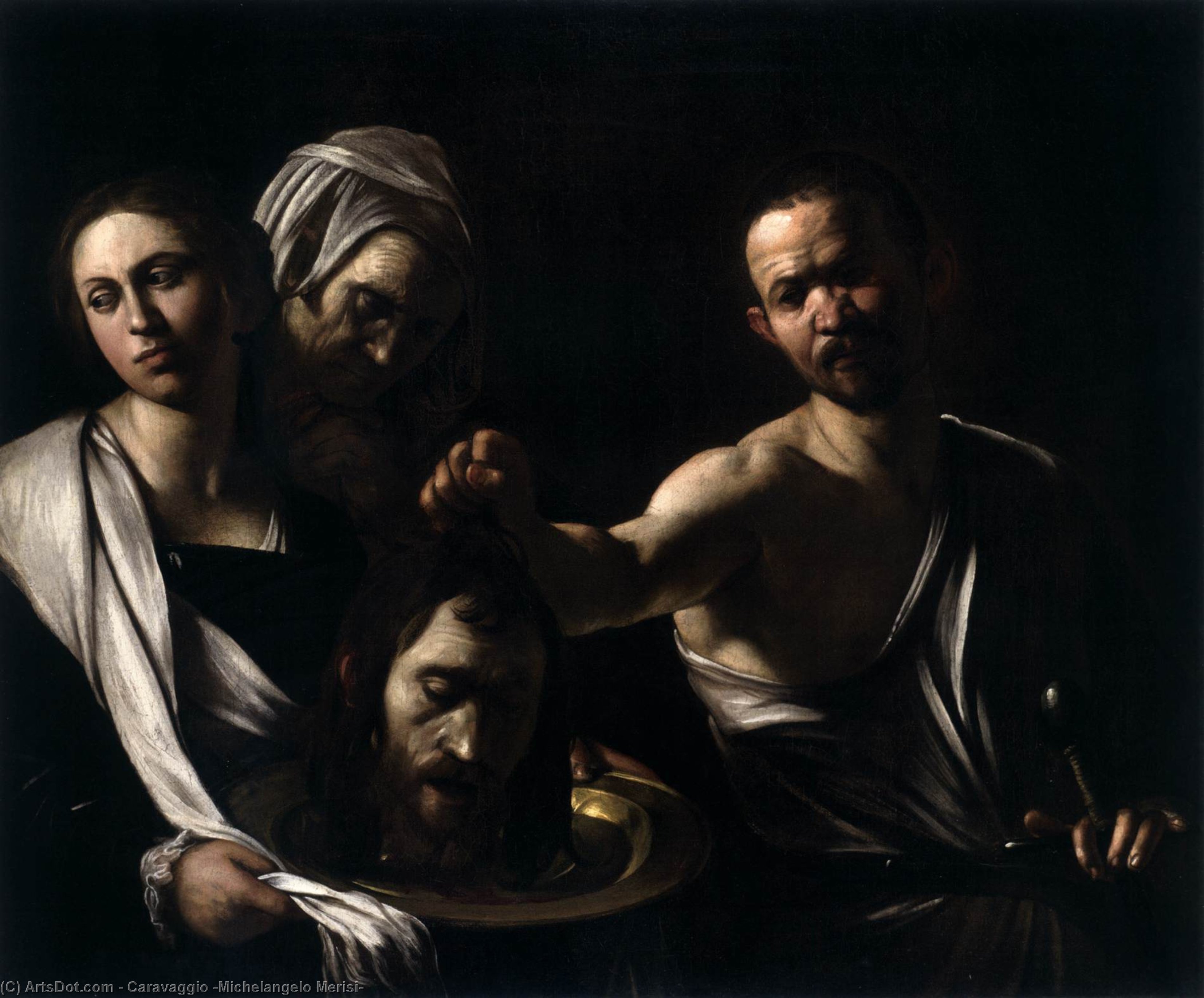 Salome Med Johannes’ Hoved — Caravaggio