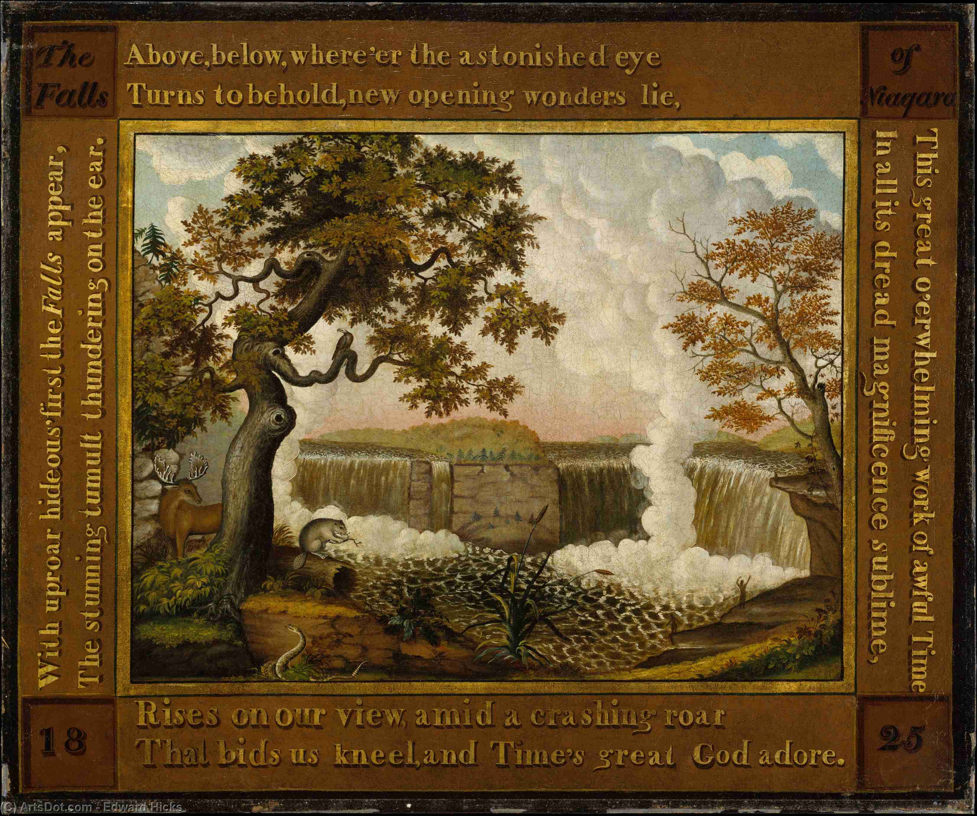Le Cascate Del Niagara — Edward Hicks