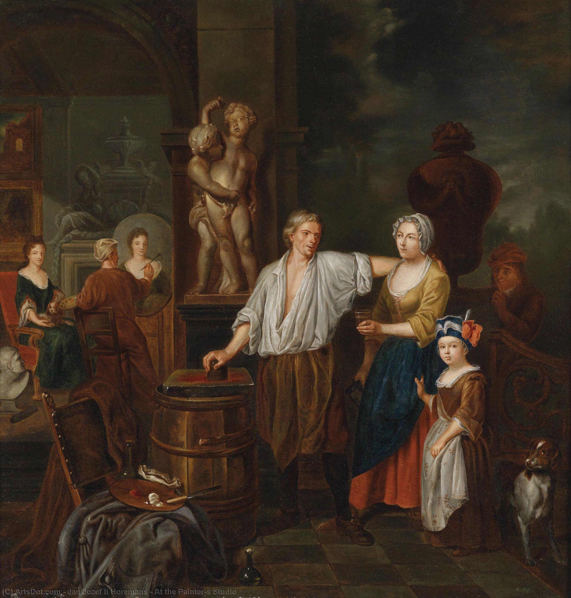 At The Painter's Studio — Jan Jozef Ii Horemans