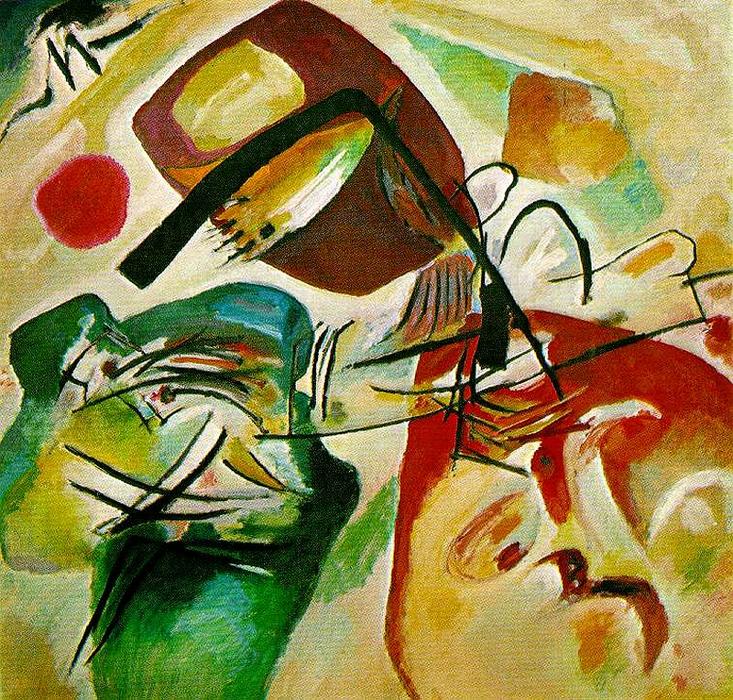 Hvid Sort Bueslag — Wassily Wassilyevich Kandinsky