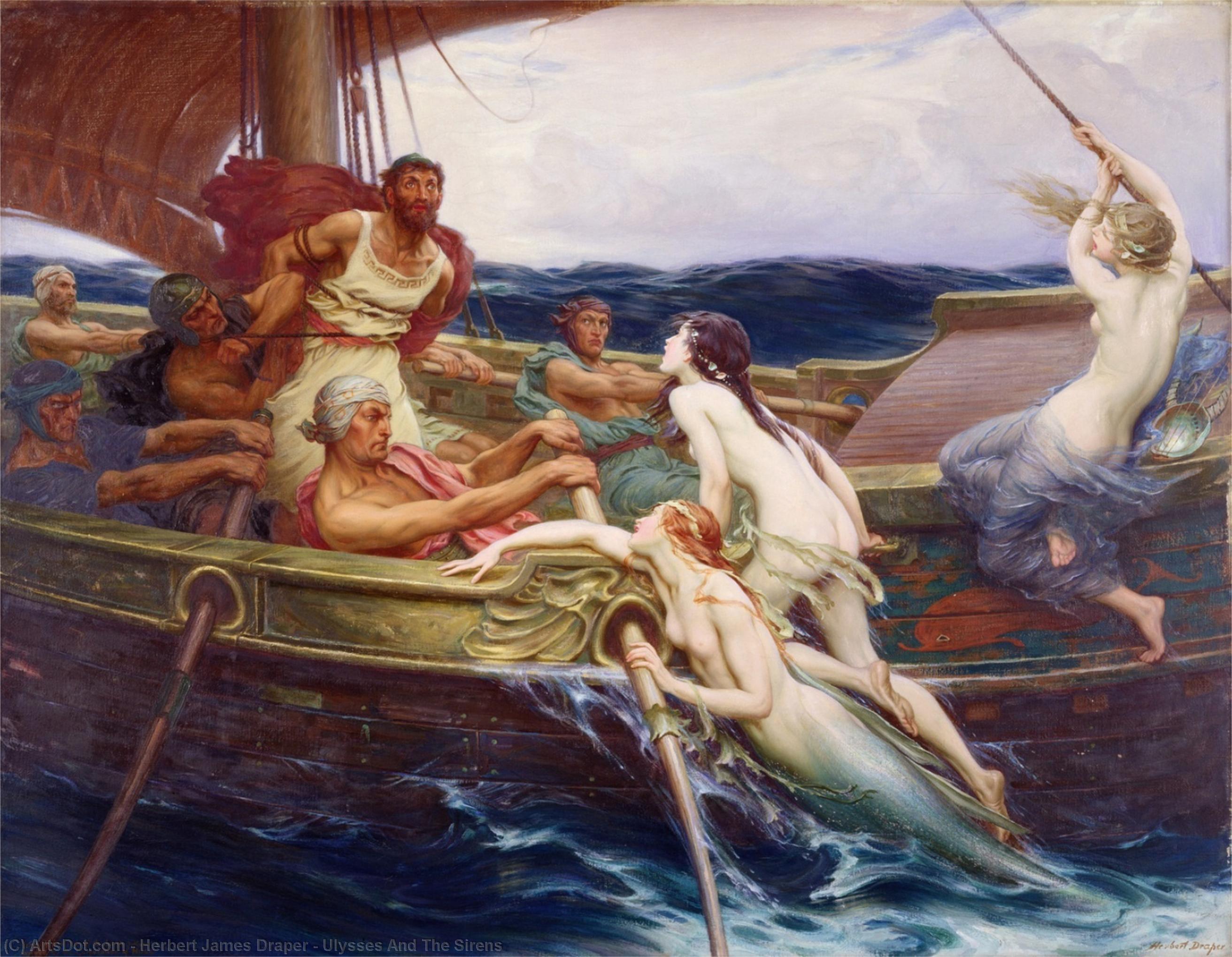 Ulysses And The Sirens — Herbert James Draper