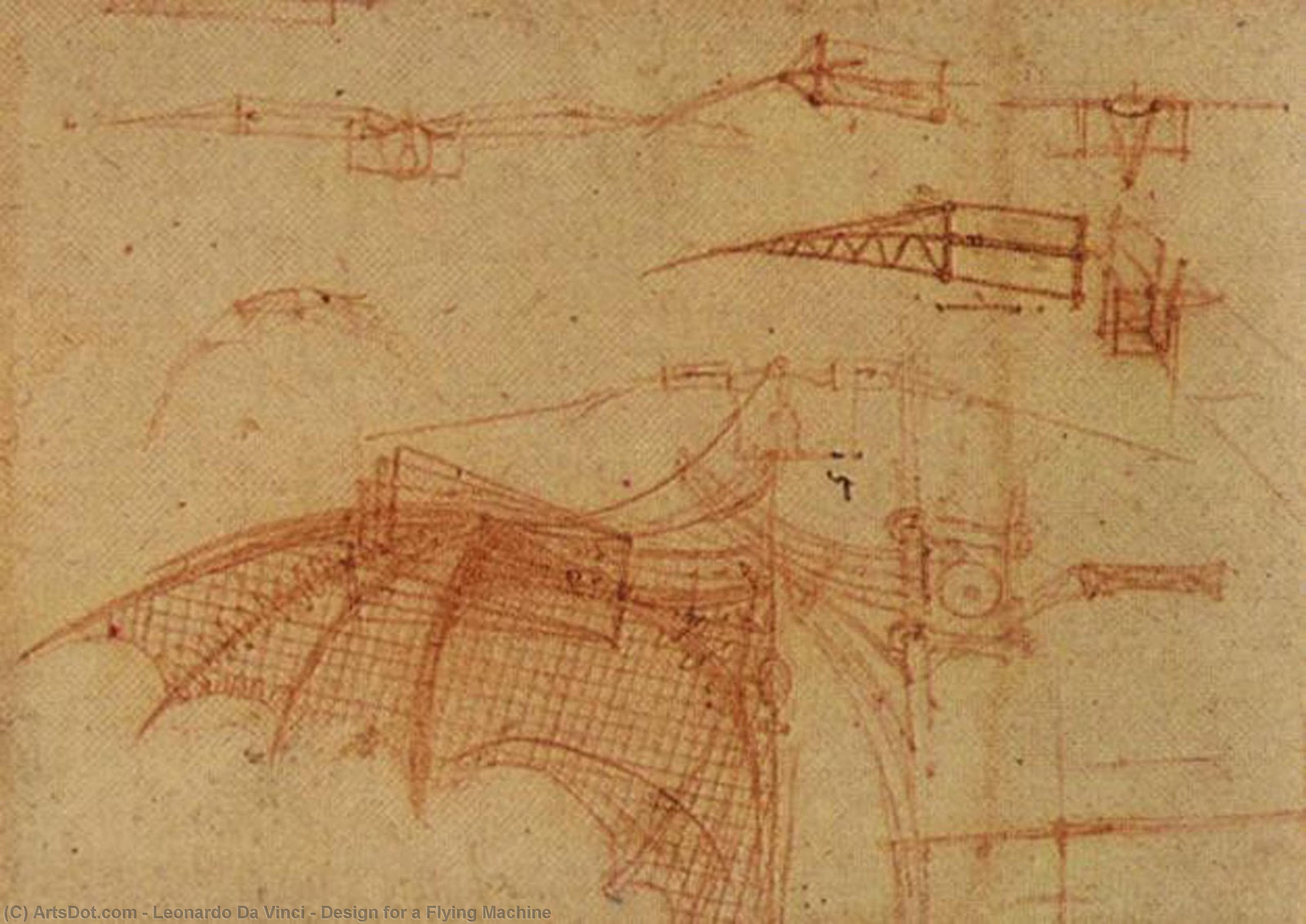 Design For A Flying Machine — Leonardo Da Vinci