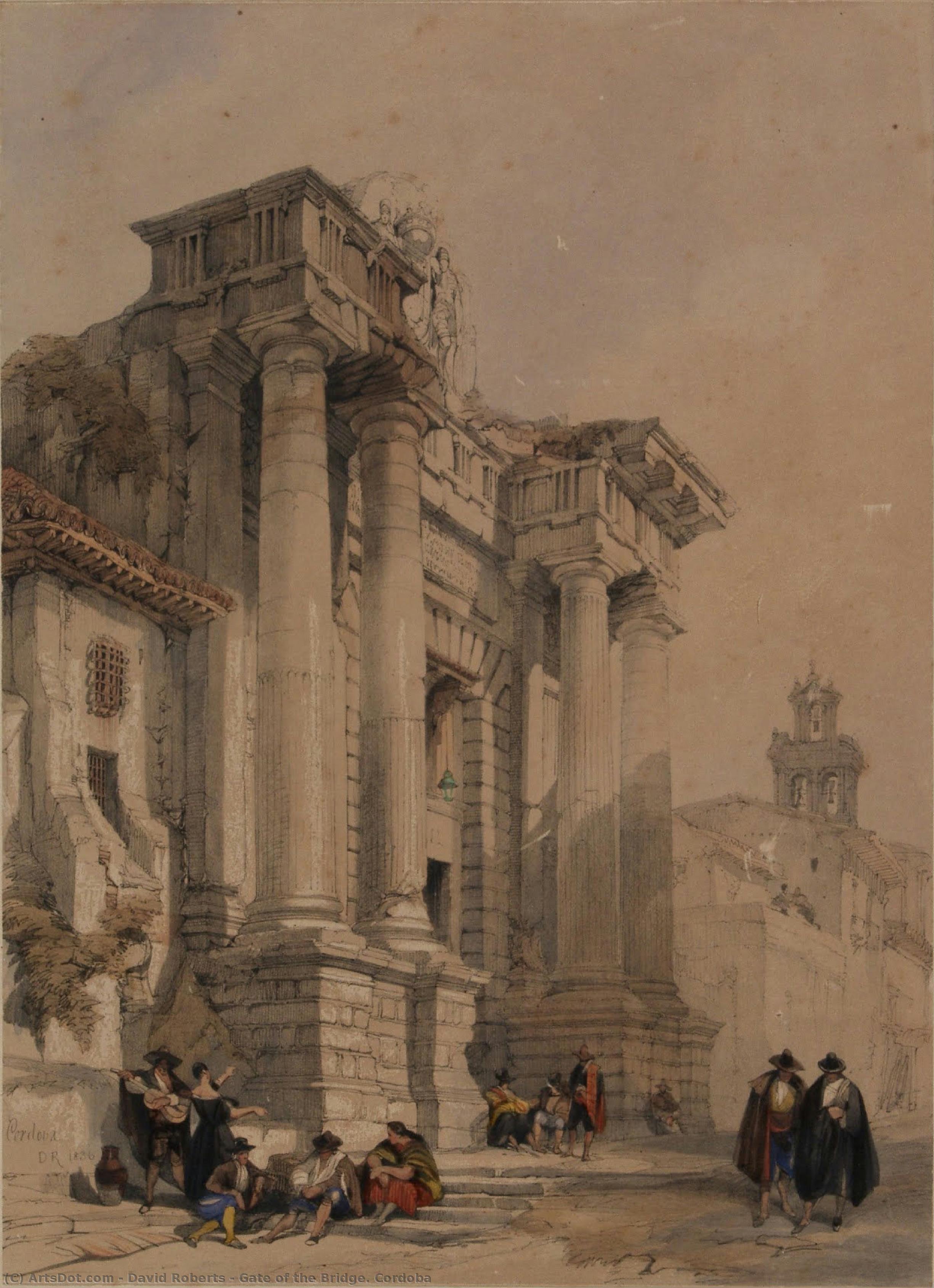 Tor Der Brücke. Córdoba — David Roberts (maler)