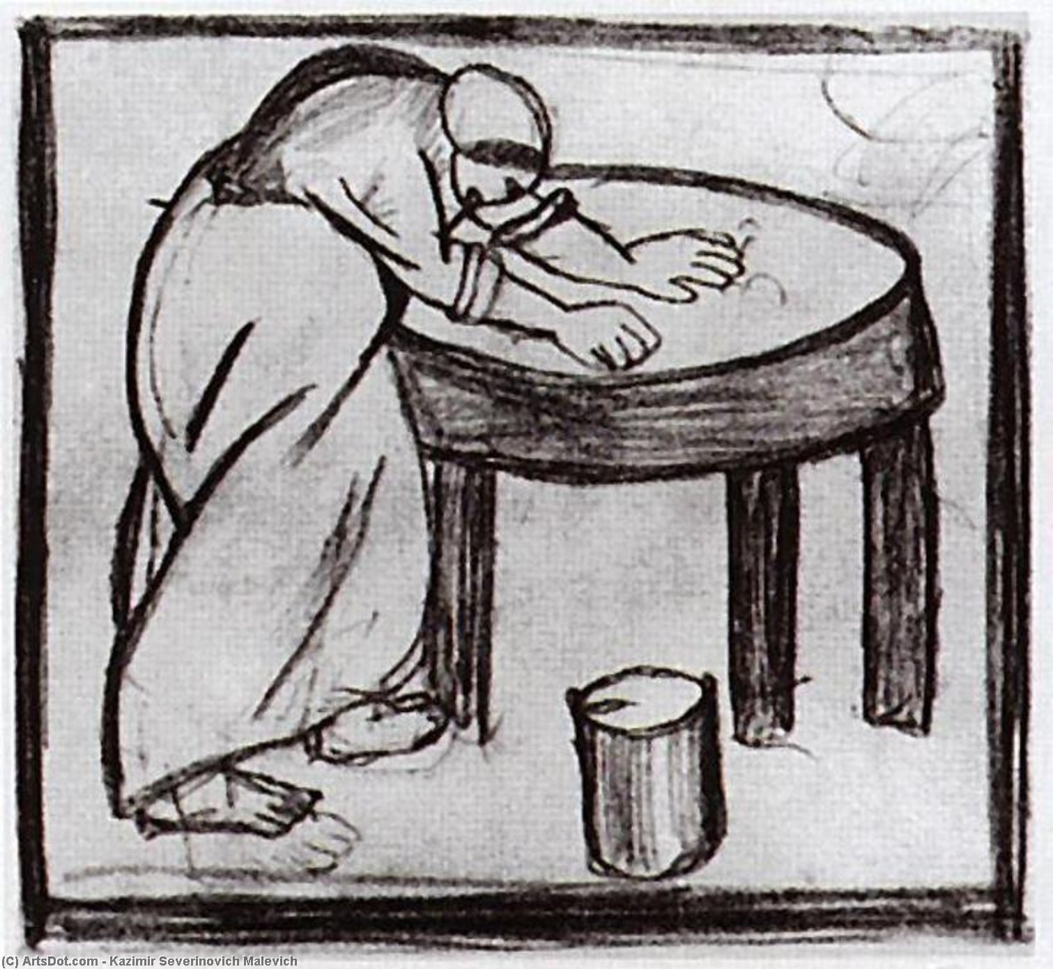 La Lavandaia — Kazimir Malevič