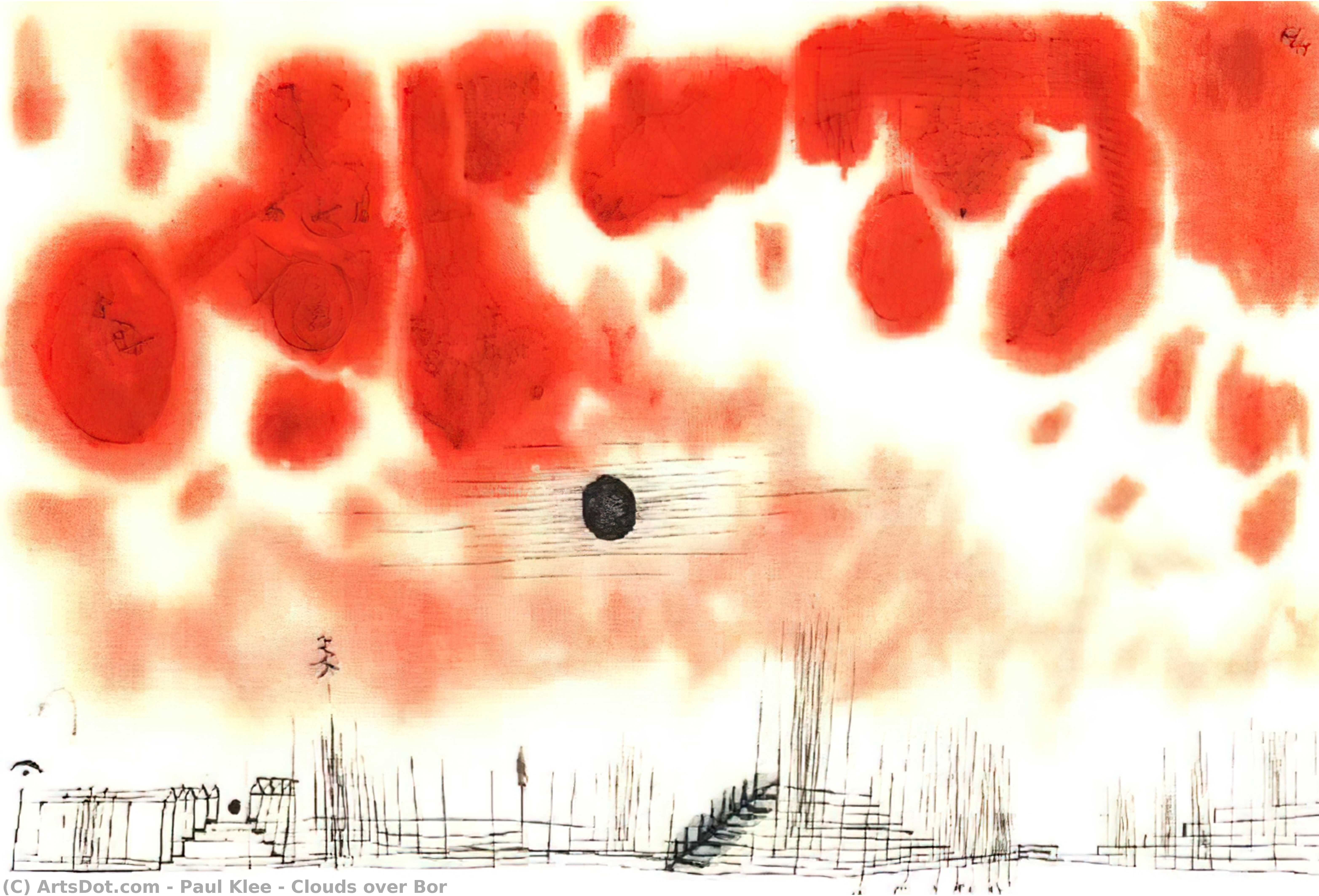 Clouds Over Bor — Paul Klee