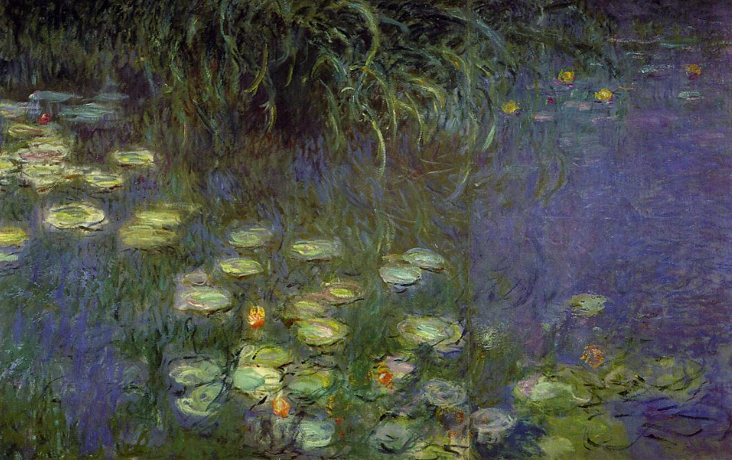 Morgenglöckchen (linke Detailseite) — Claude Monet