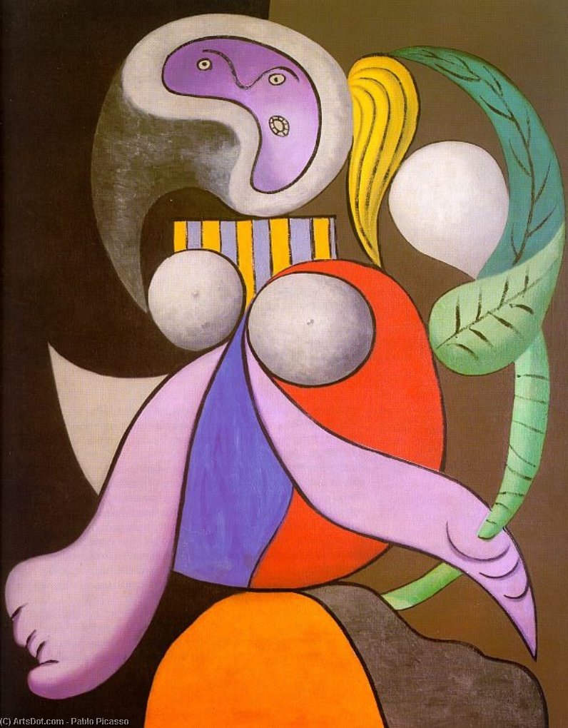 Donna Con Fiore — Pablo Picasso