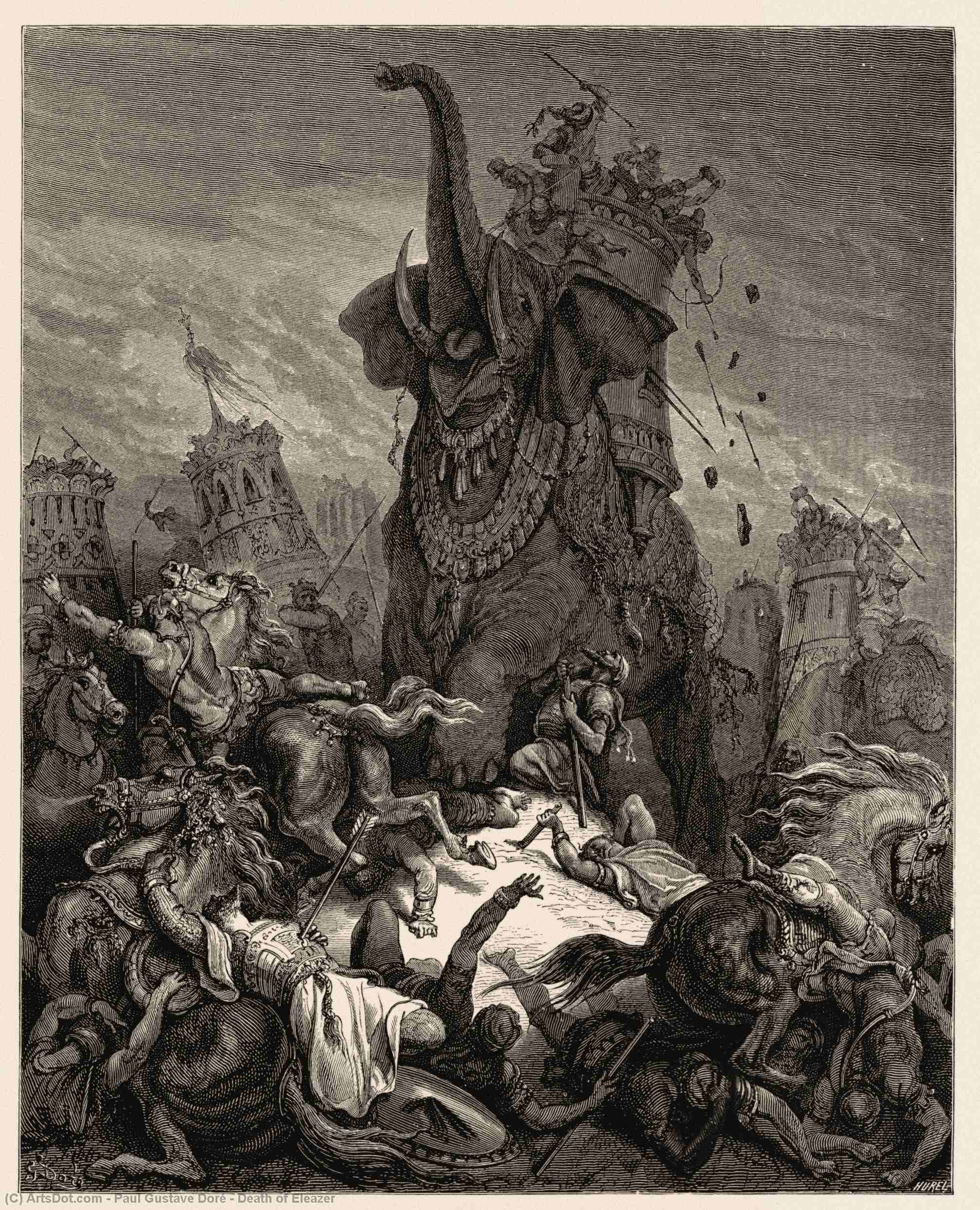Death Of Eleazer — Paul Gustave Doré