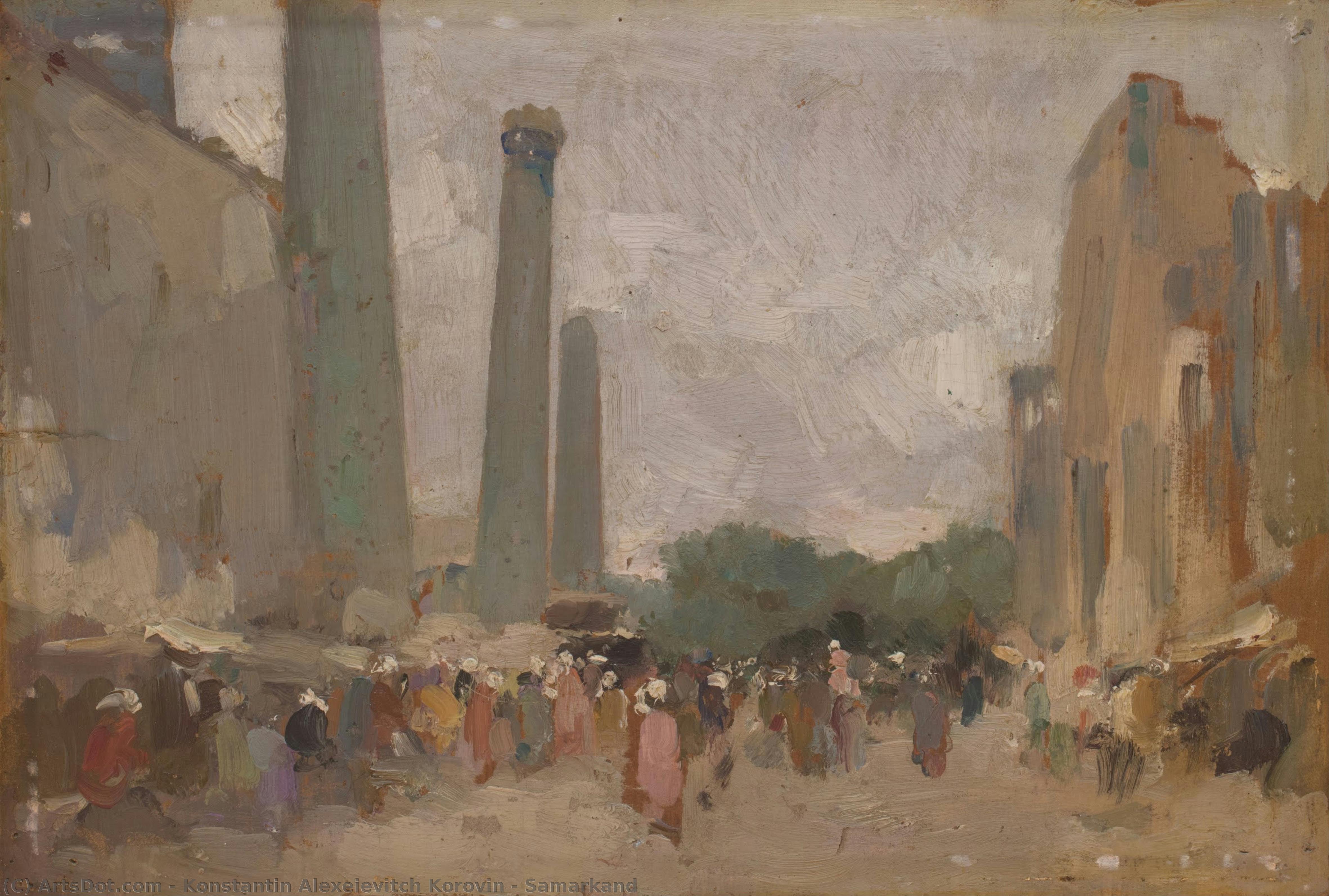 Samarkand — Konstantin Alekseyeviç Korovin