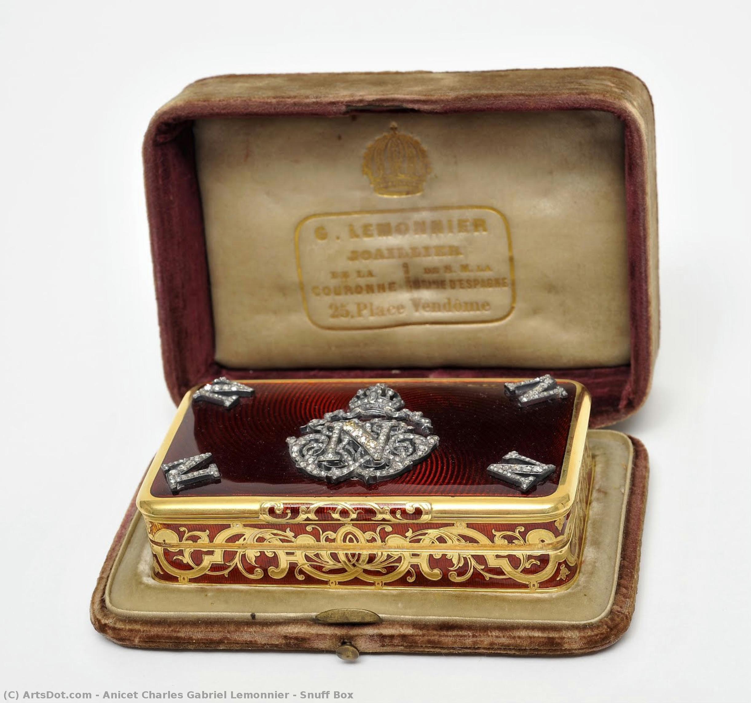 Snuff Box — Anicet Charles Gabriel Lemonnier