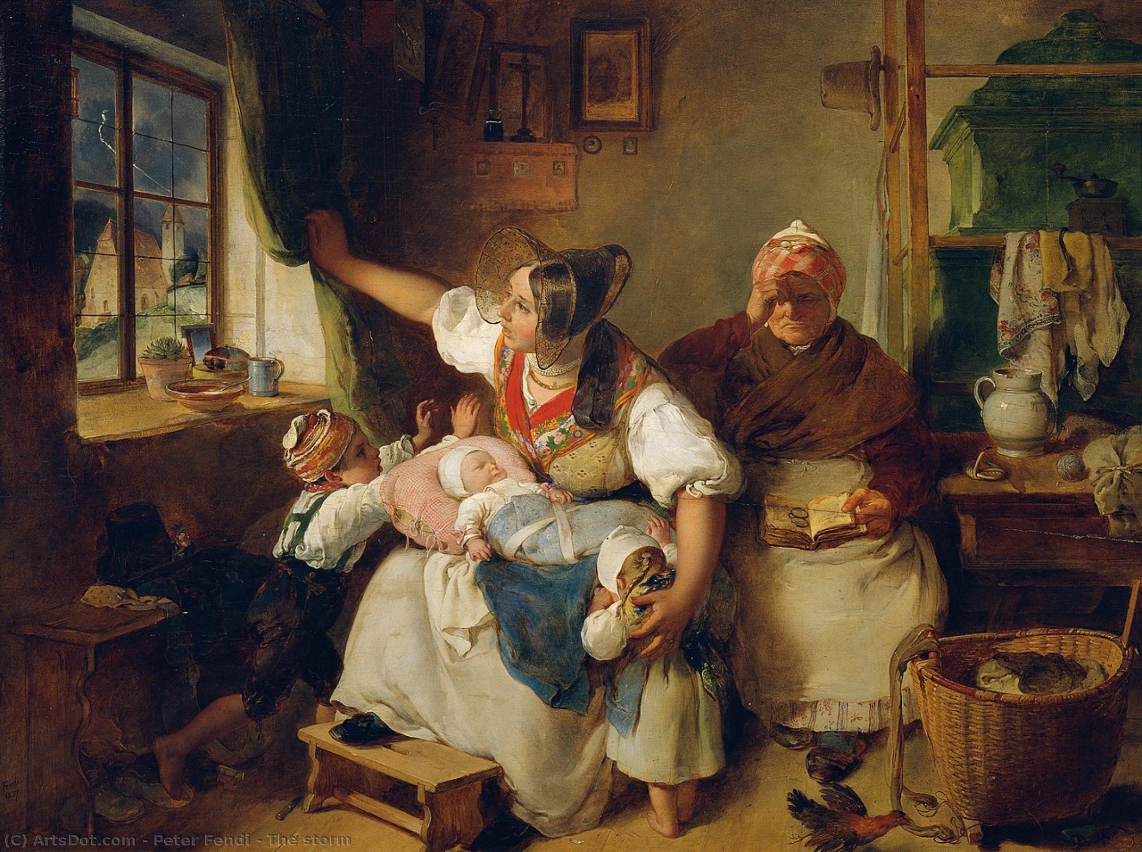 The Storm — Peter Fendi