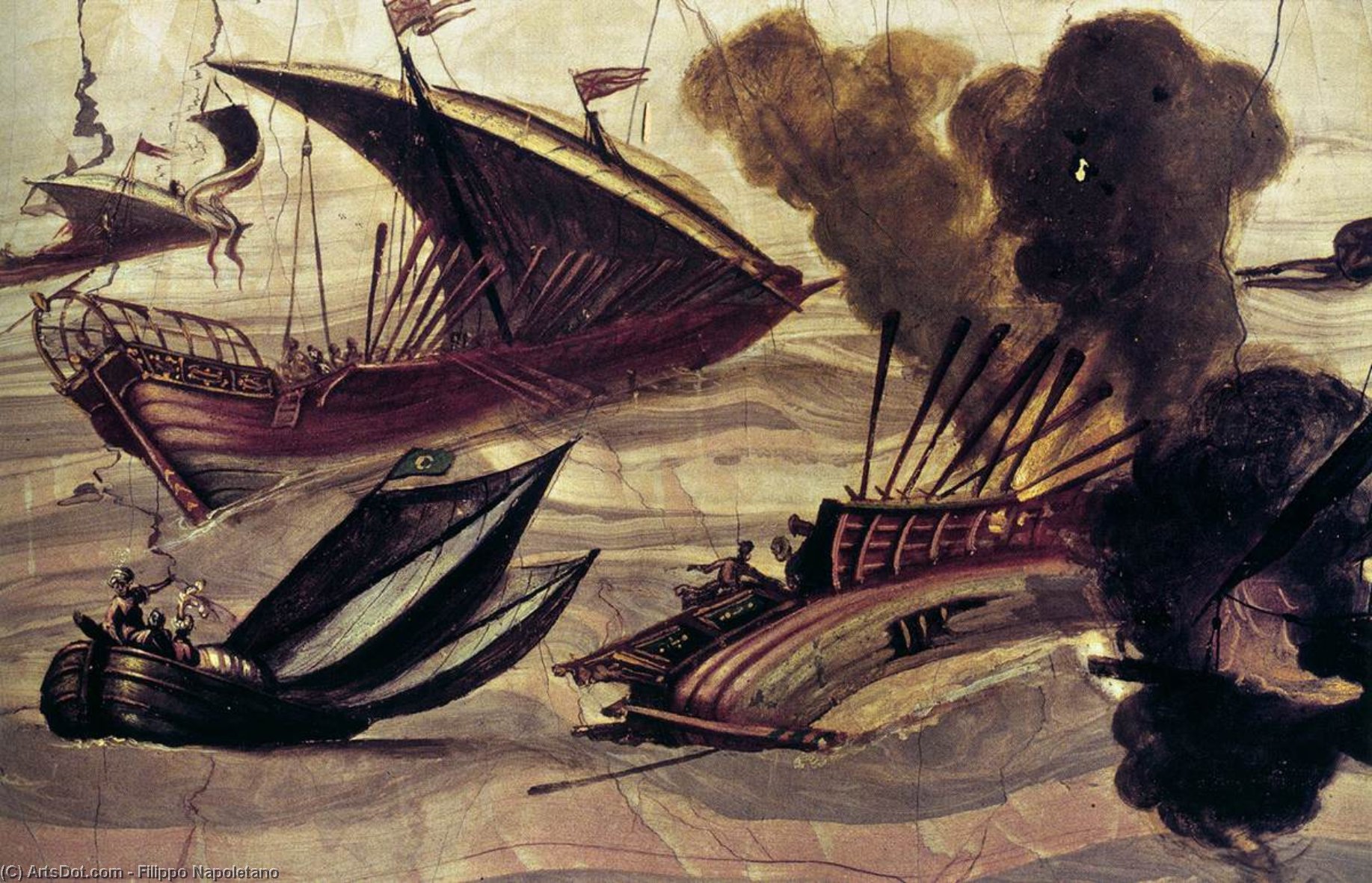 Naval Battle — Filippo Napoletano