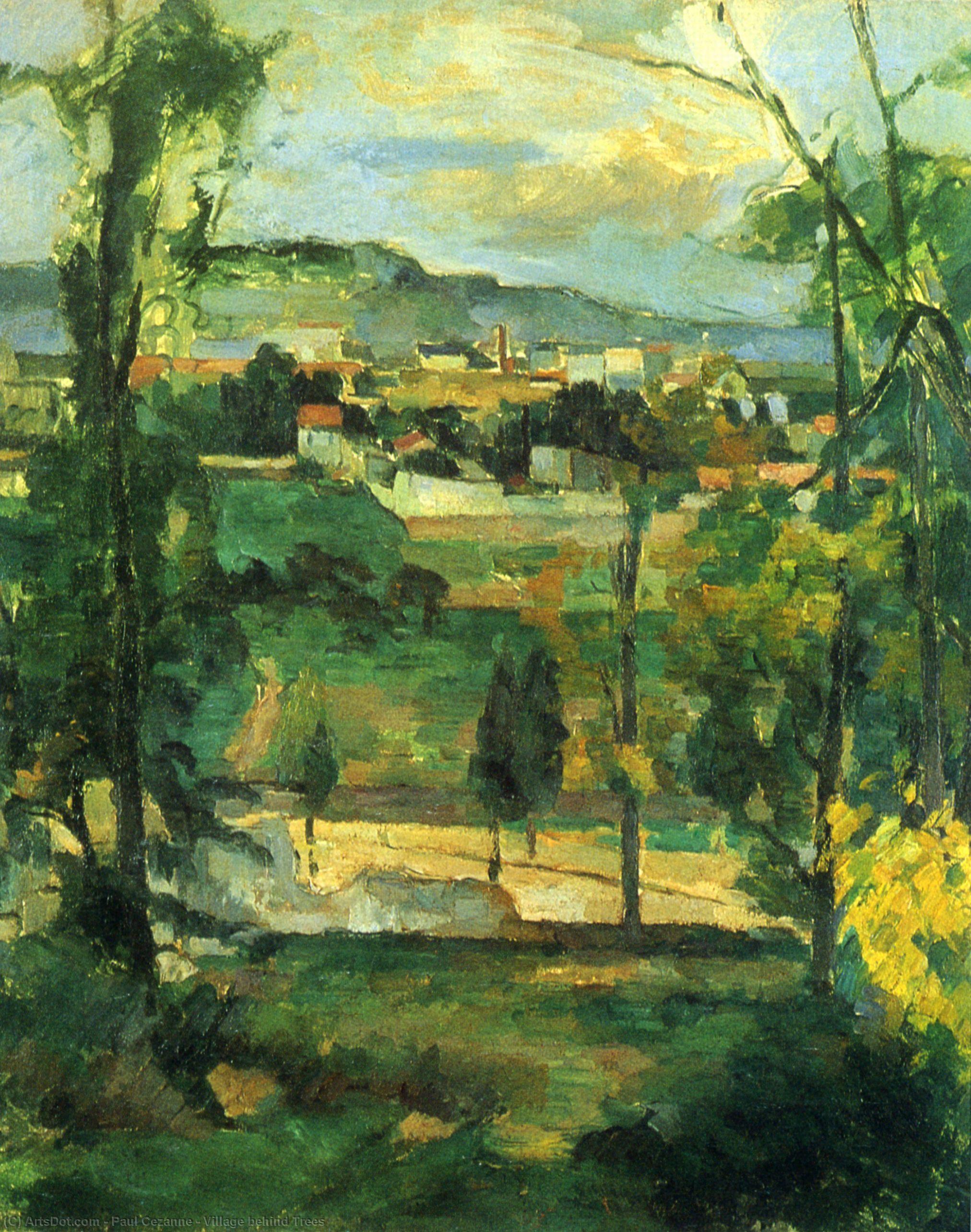 Dorf Hinter Bäumen — Paul Cézanne