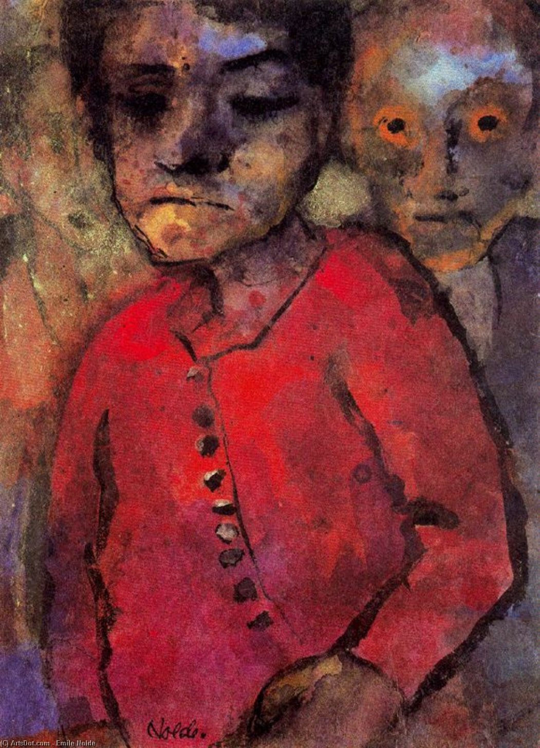 Two People — Emile Nolde