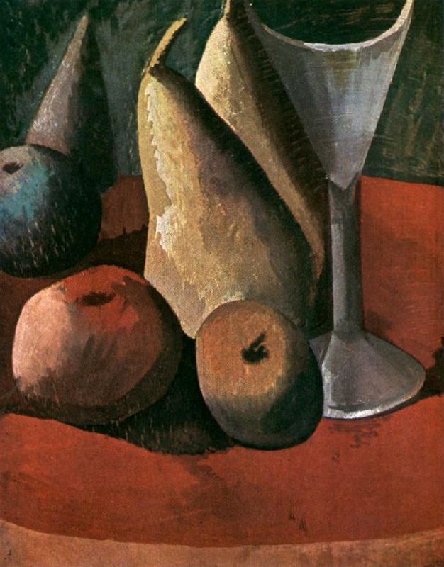 Frutta E Bicchiere Di Vino — Pablo Picasso