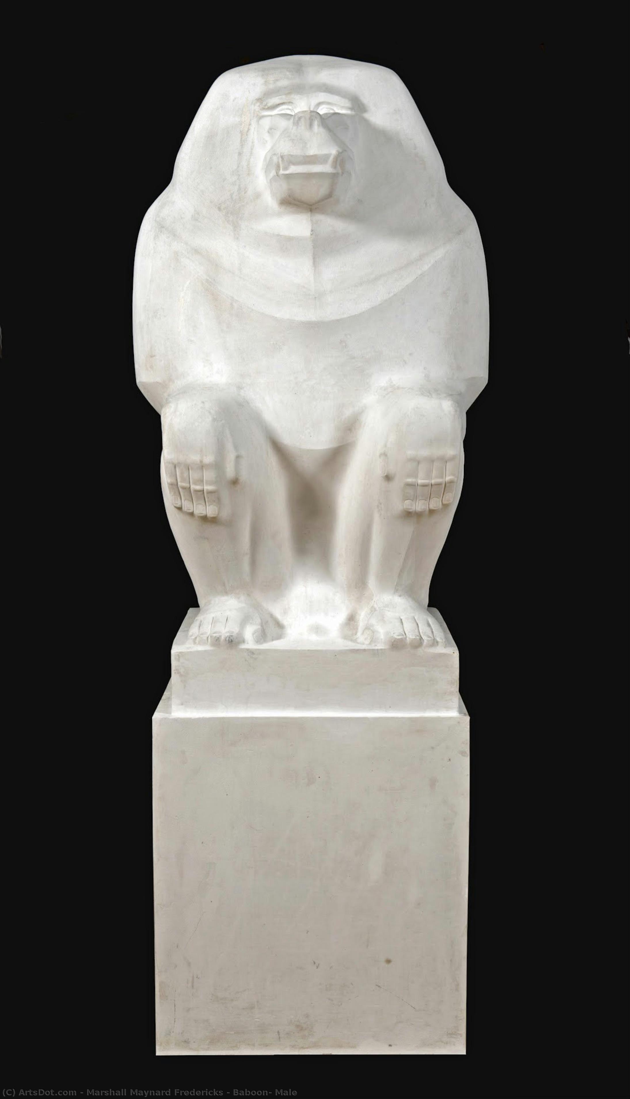 Baboon, Male — Marshall Maynard Fredericks