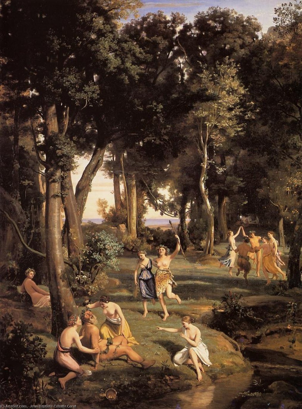 Sileno — Jean-baptiste-camille Corot