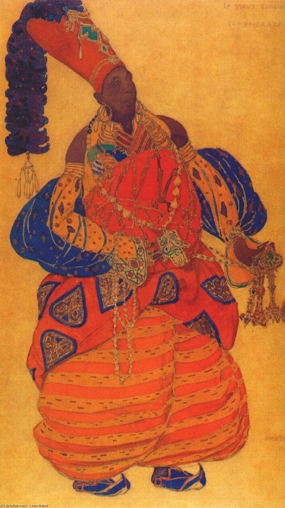 Scheherazade The Chief Eunuch — Léon Bakst