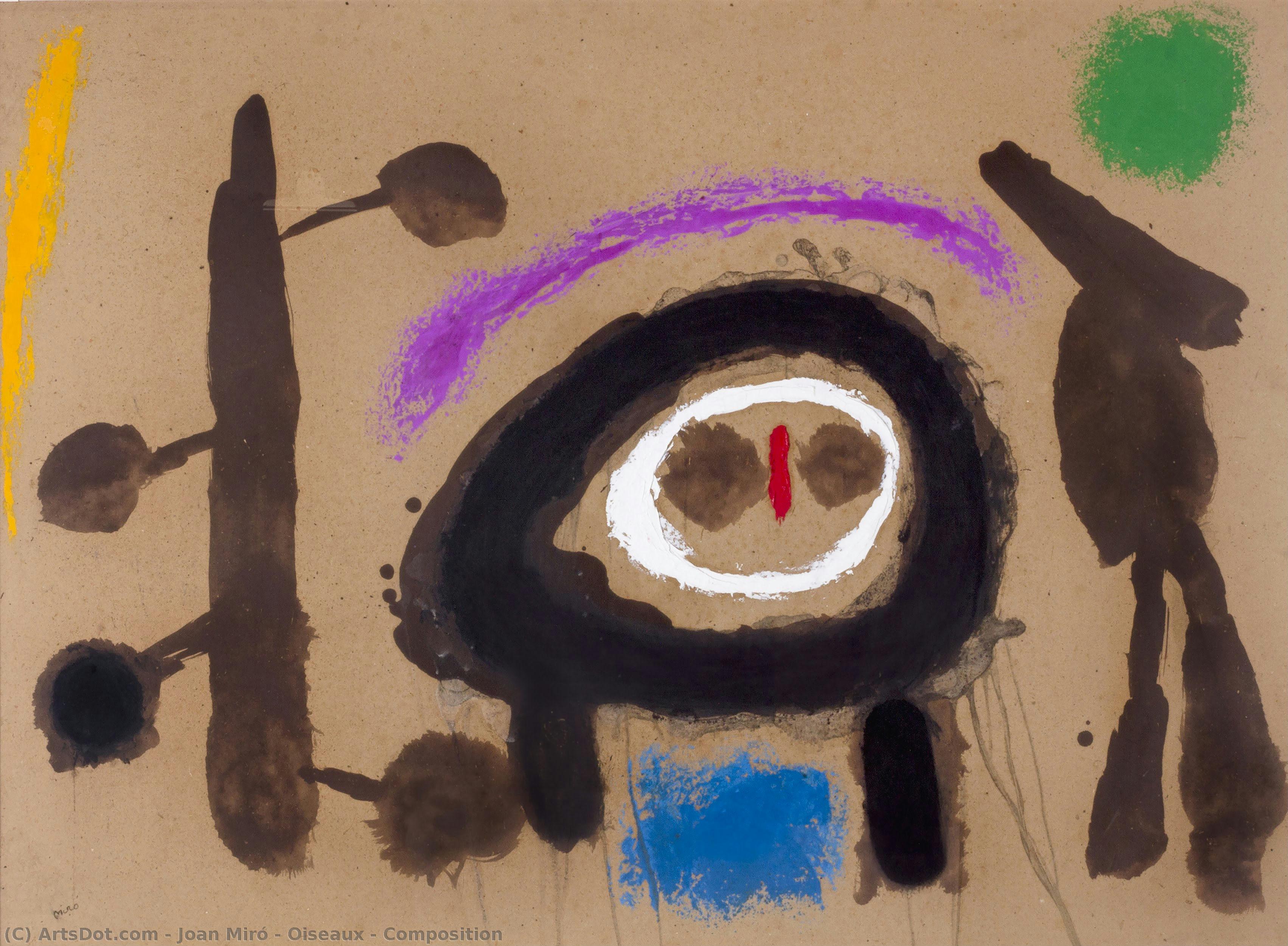 Oiseaux - Composition — Joan Miró