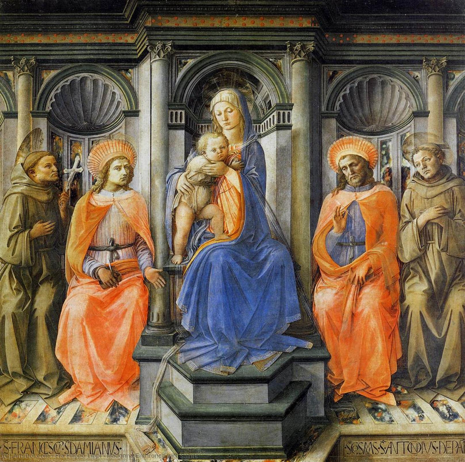 Madonna Mit Heiligen — Filippo Lippi