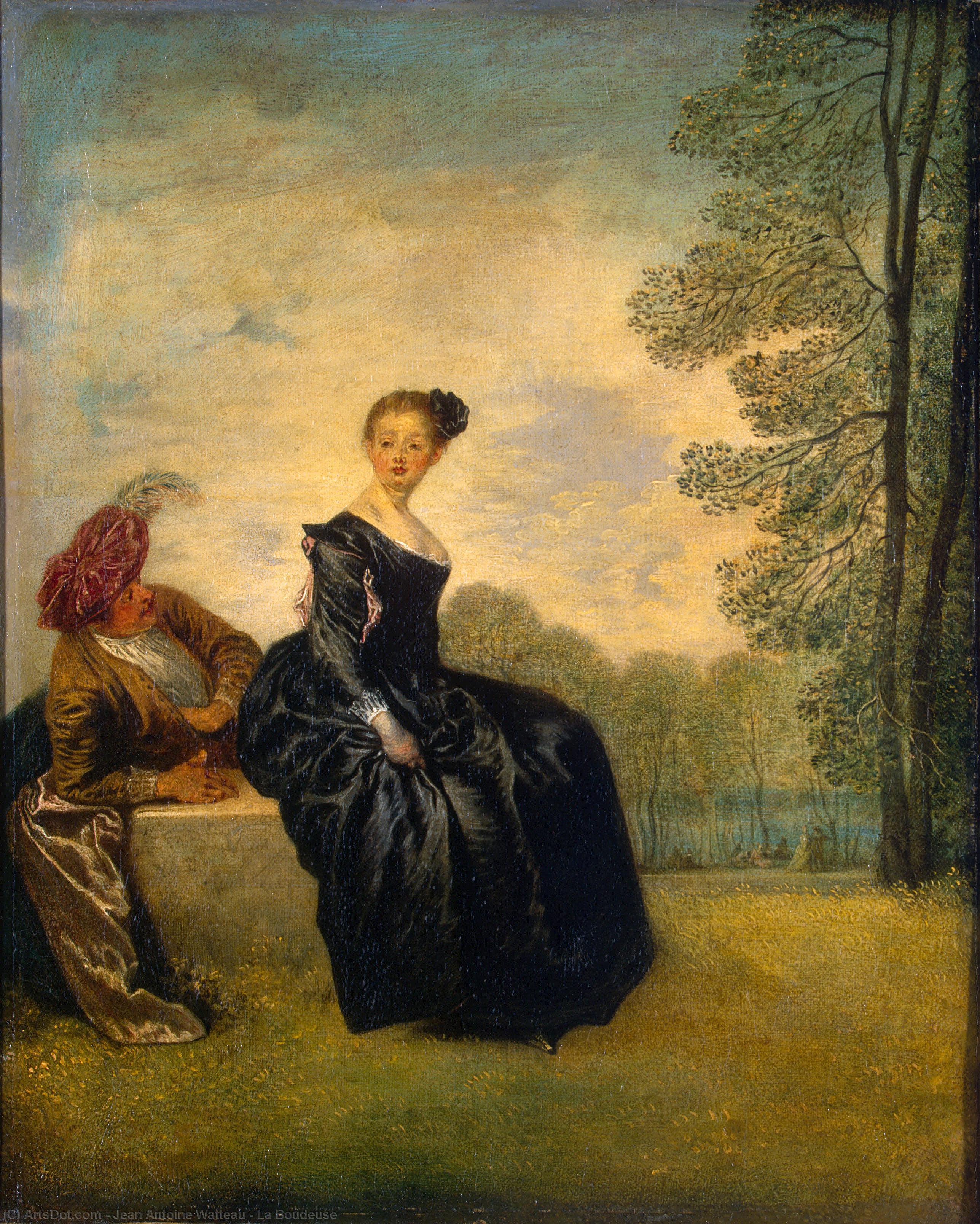 La Boudeuse — Jean-antoine Watteau
