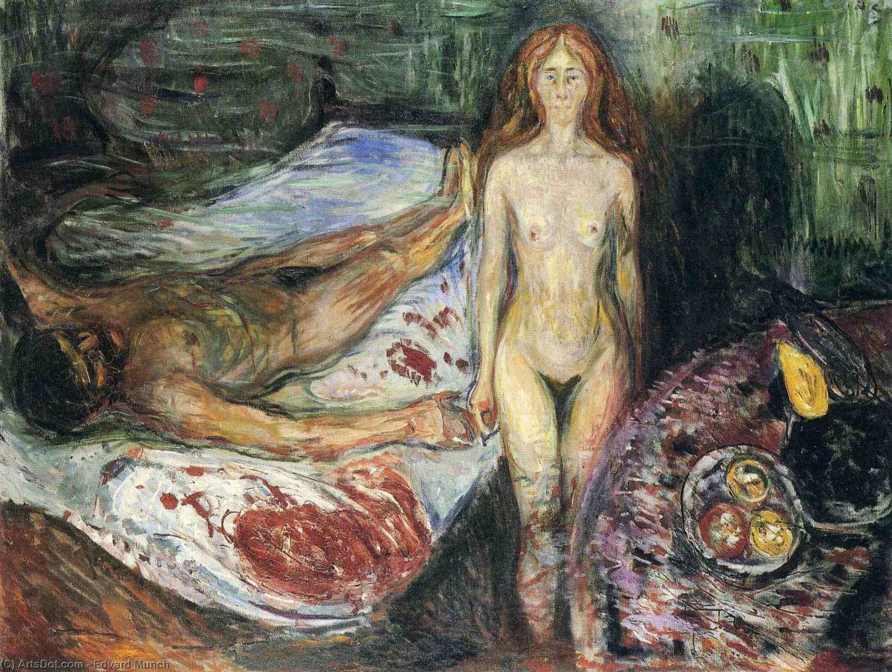 Smrt Marata I — Edvard Munch