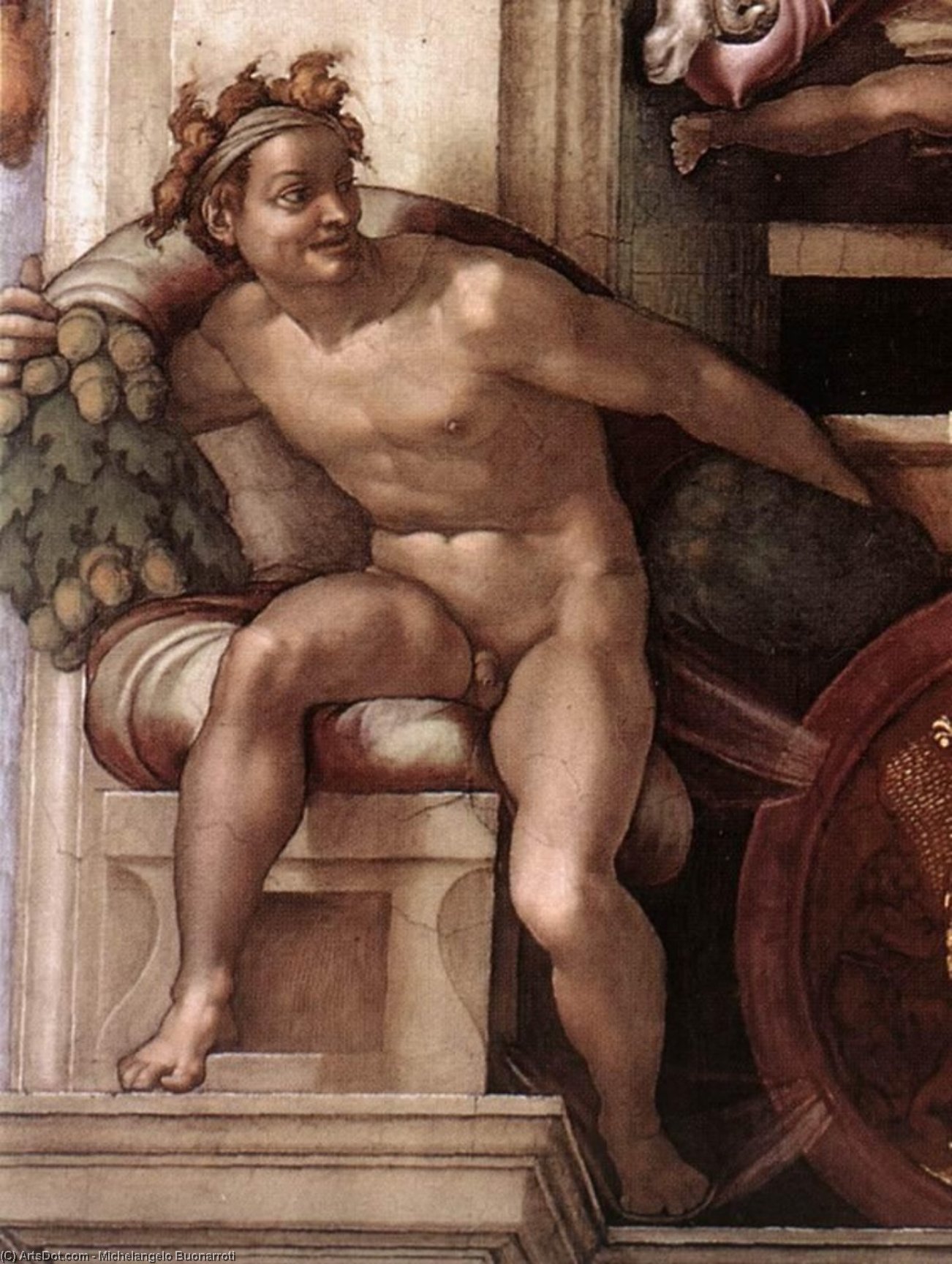 Ignudo (27) — Michelangelo