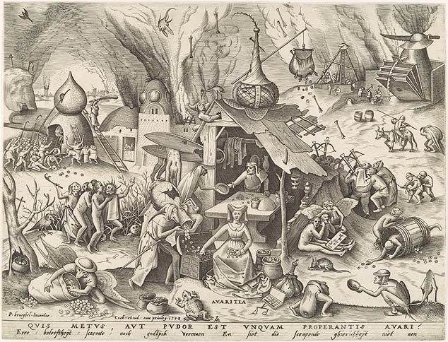 Avaritia — Pieter Van Der Heyden