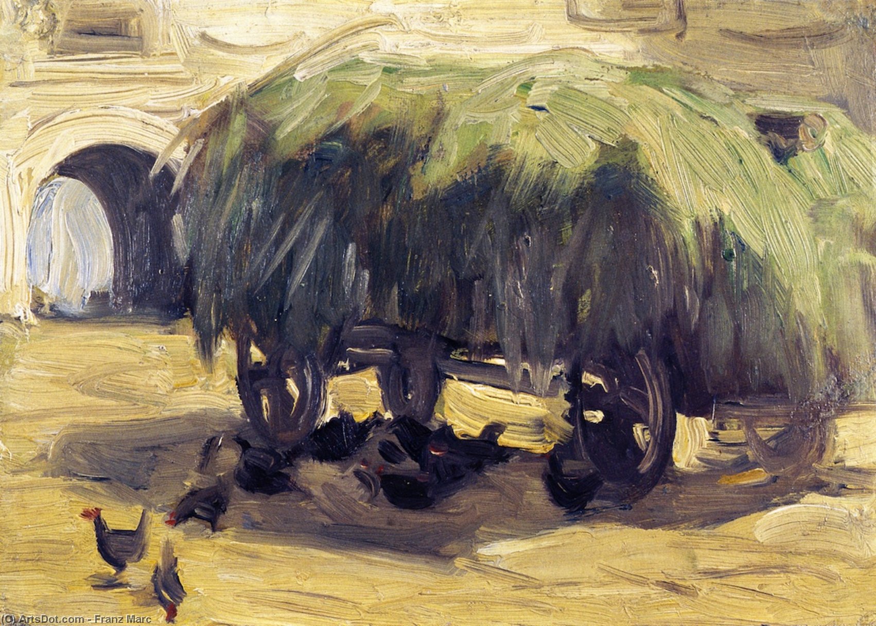 Cosechera — Franz Marc