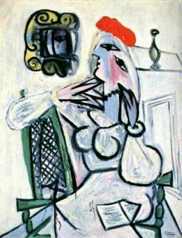 Donna Con Cappello Rosso — Pablo Picasso