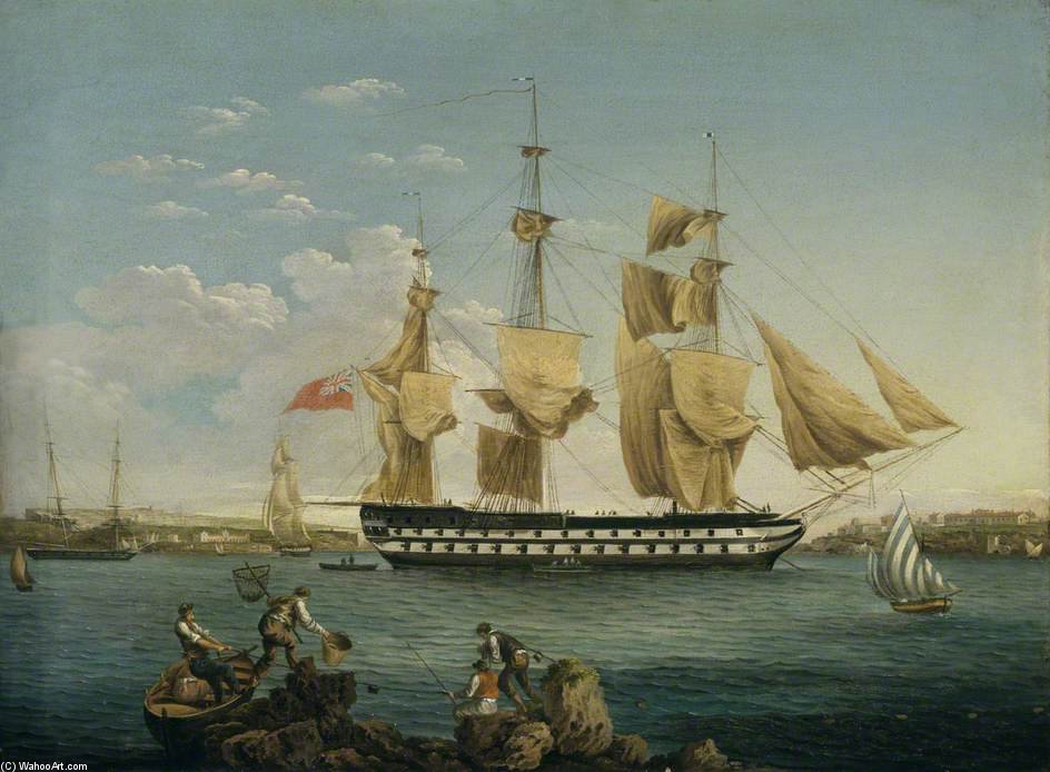 Hms 'duncan' At Mahon — William Anderson