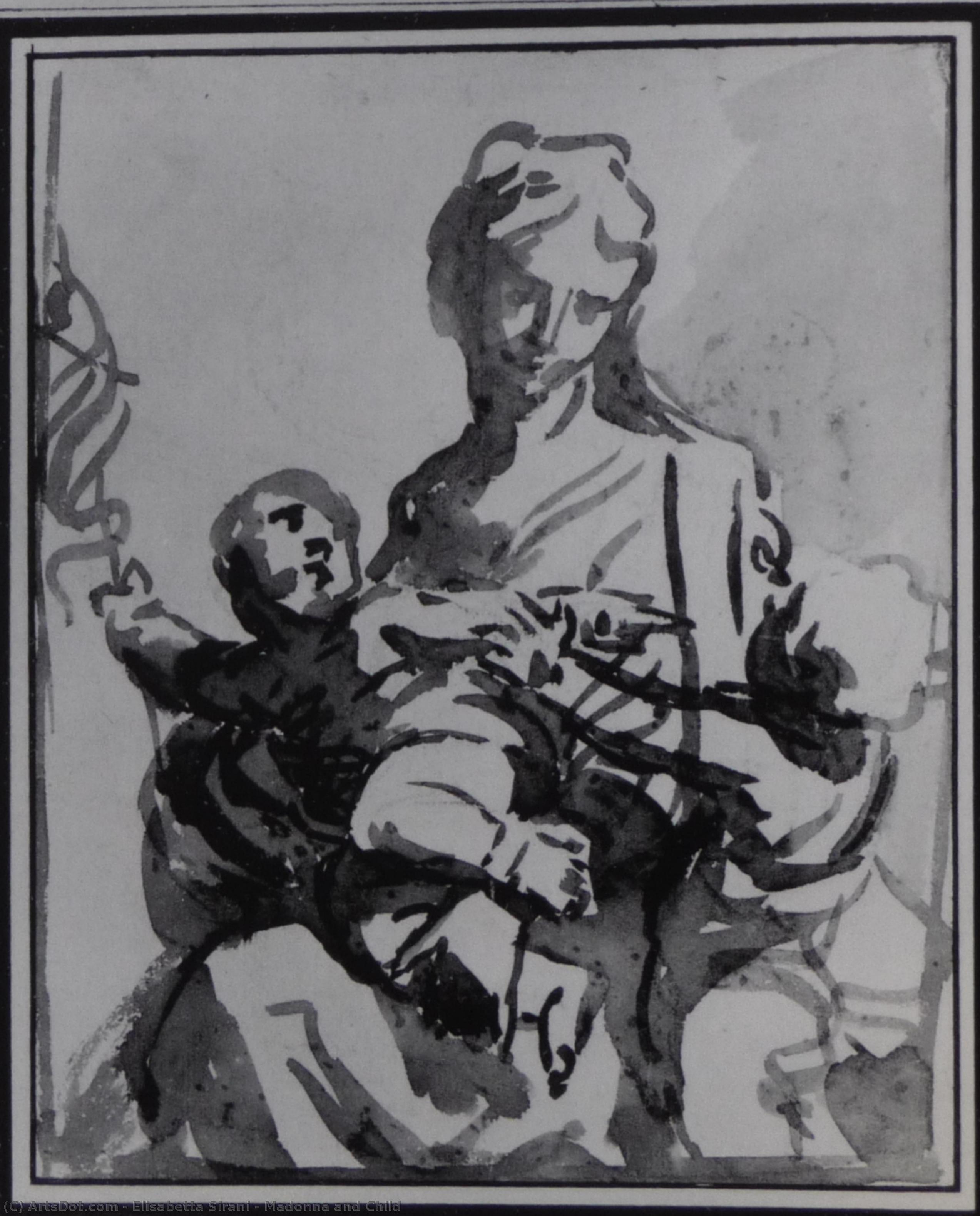 Madonna And Child — Elisabetta Sirani