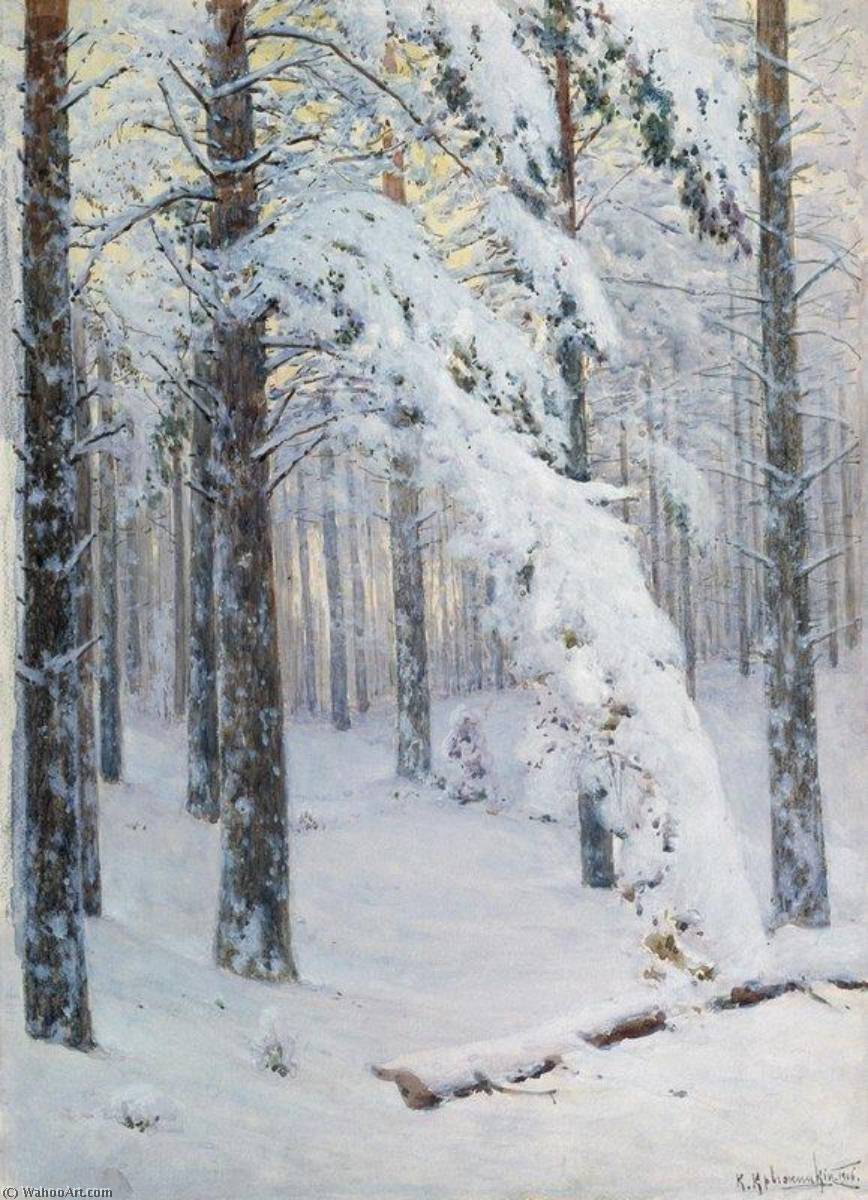 Forest In Winter — Konstantin Kryzhitsky