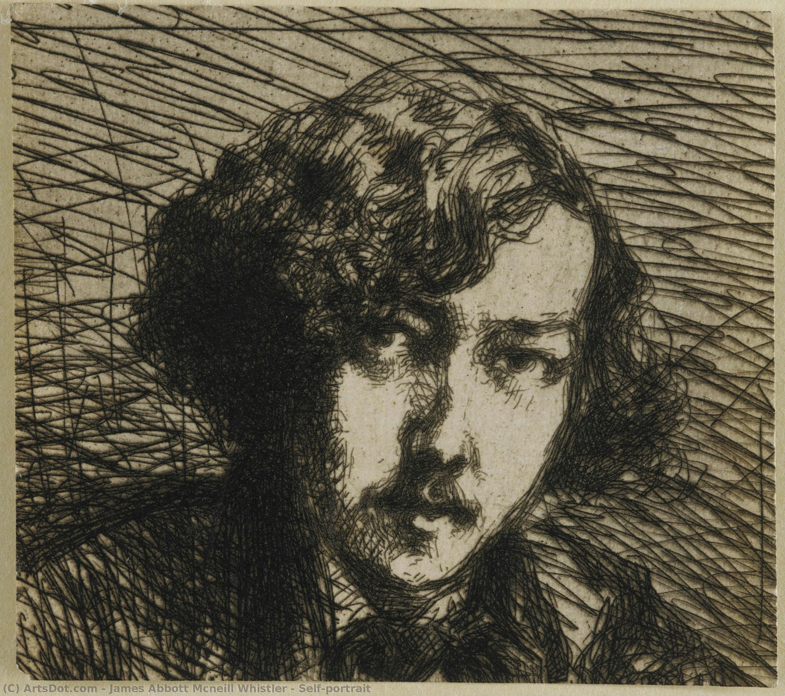 Self-portrait — James Mcneill Whistler