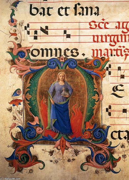 St Agnes — Zanobi Strozzi