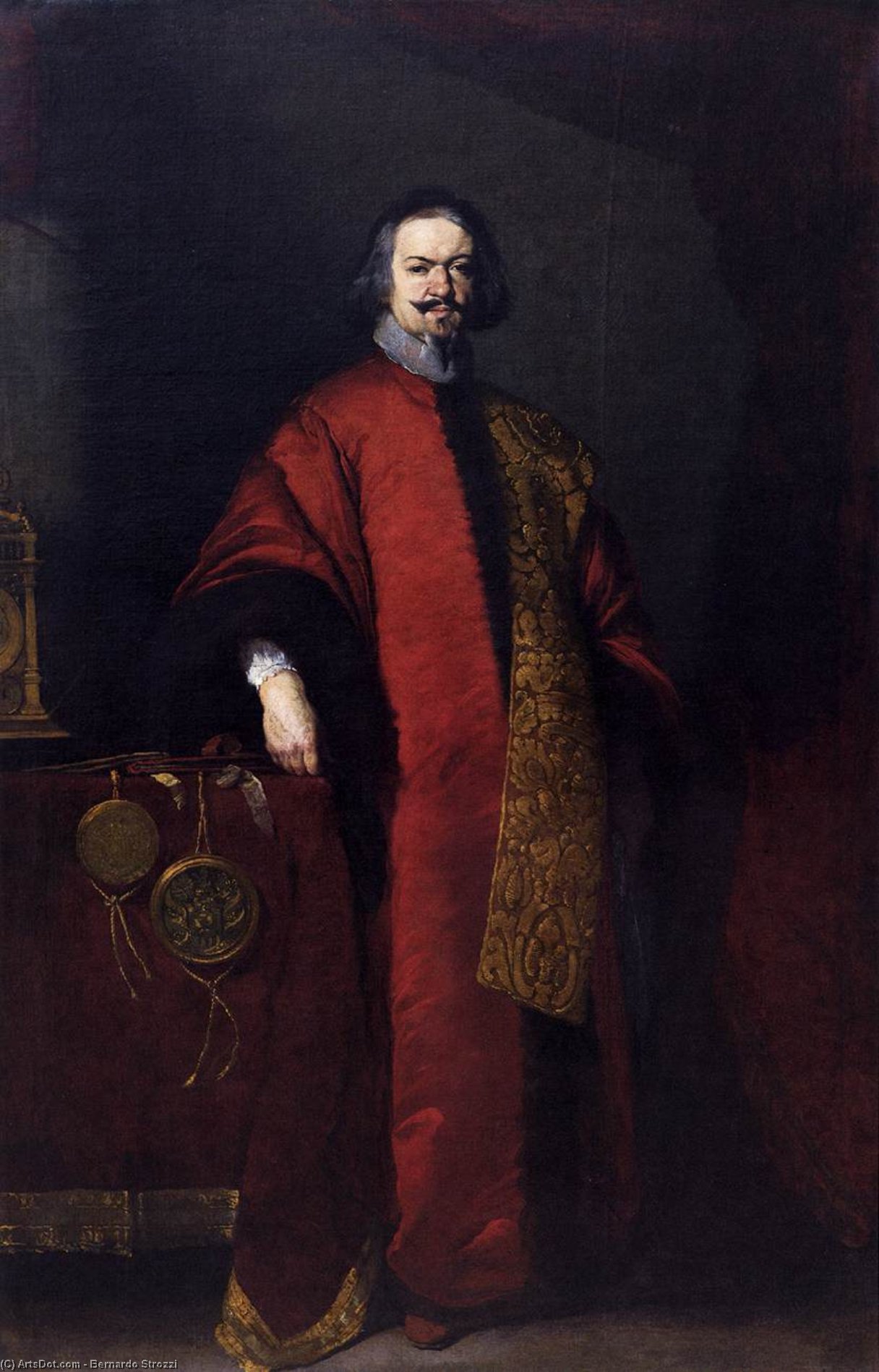 Porträt Eines Ritters — Bernardo Strozzi