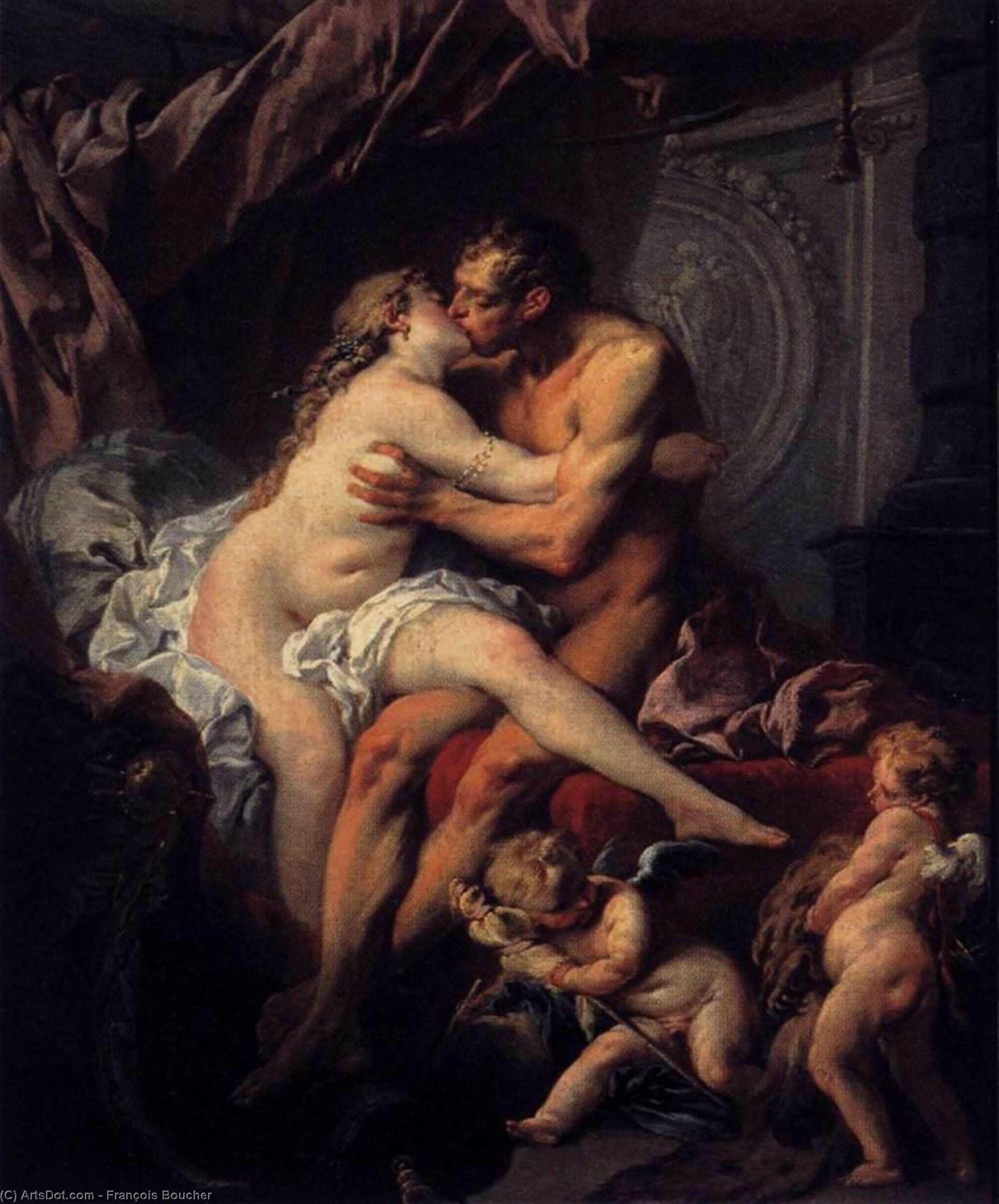 Hercules And Omphale — François Boucher
