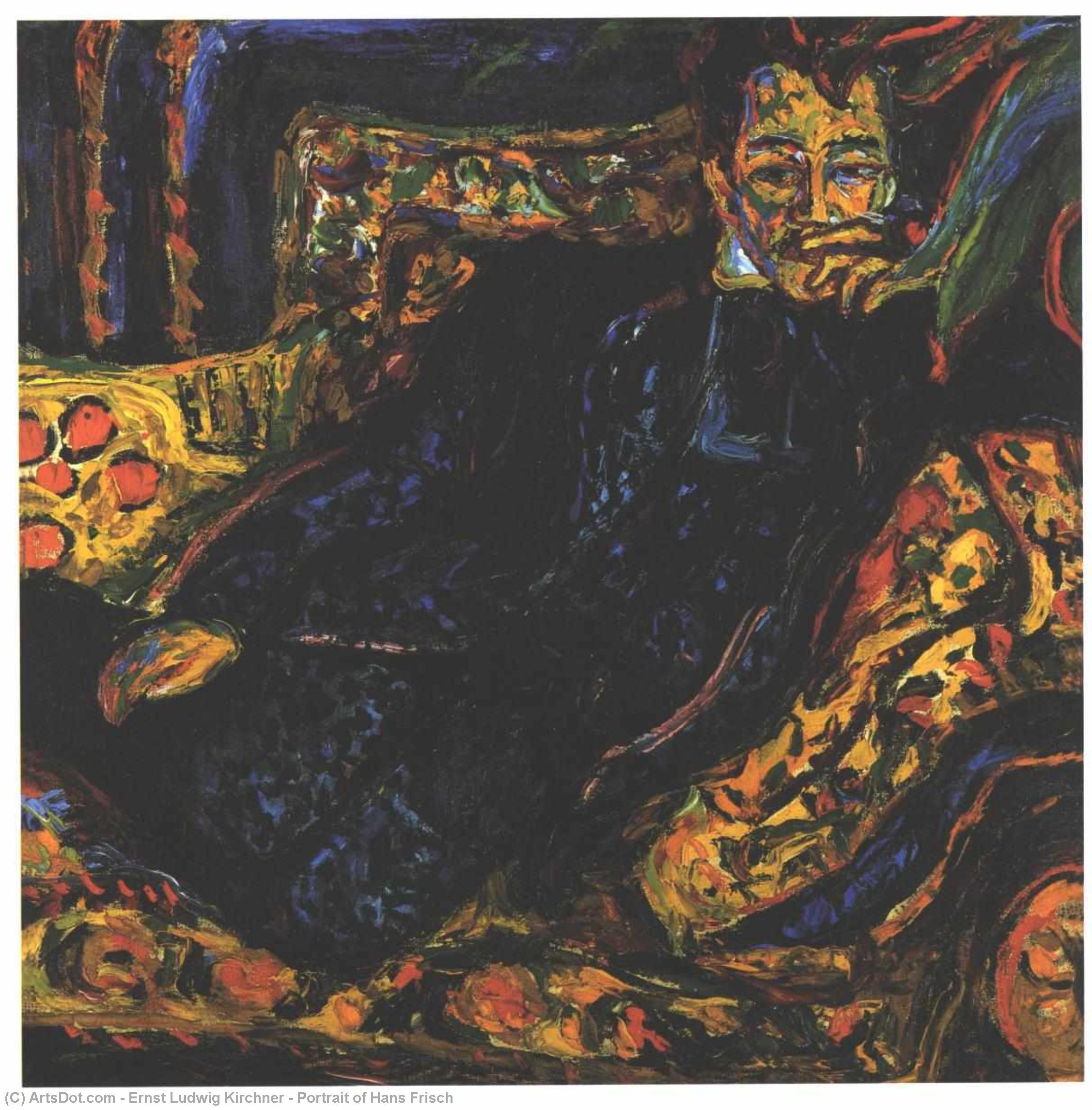 Portrait Of Hans Frisch — Ernst Ludwig Kirchner