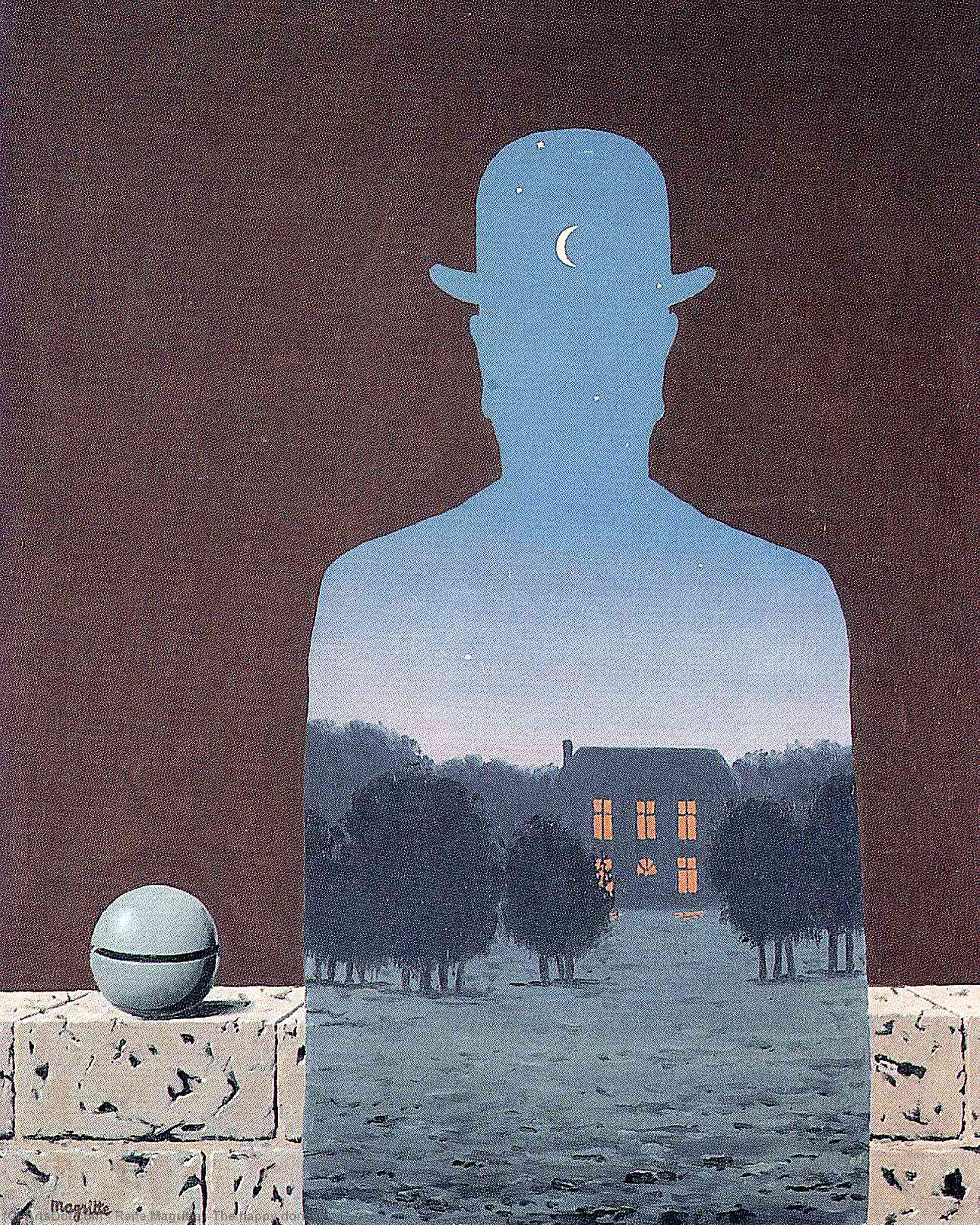 Der Glückliche Spender — René Magritte