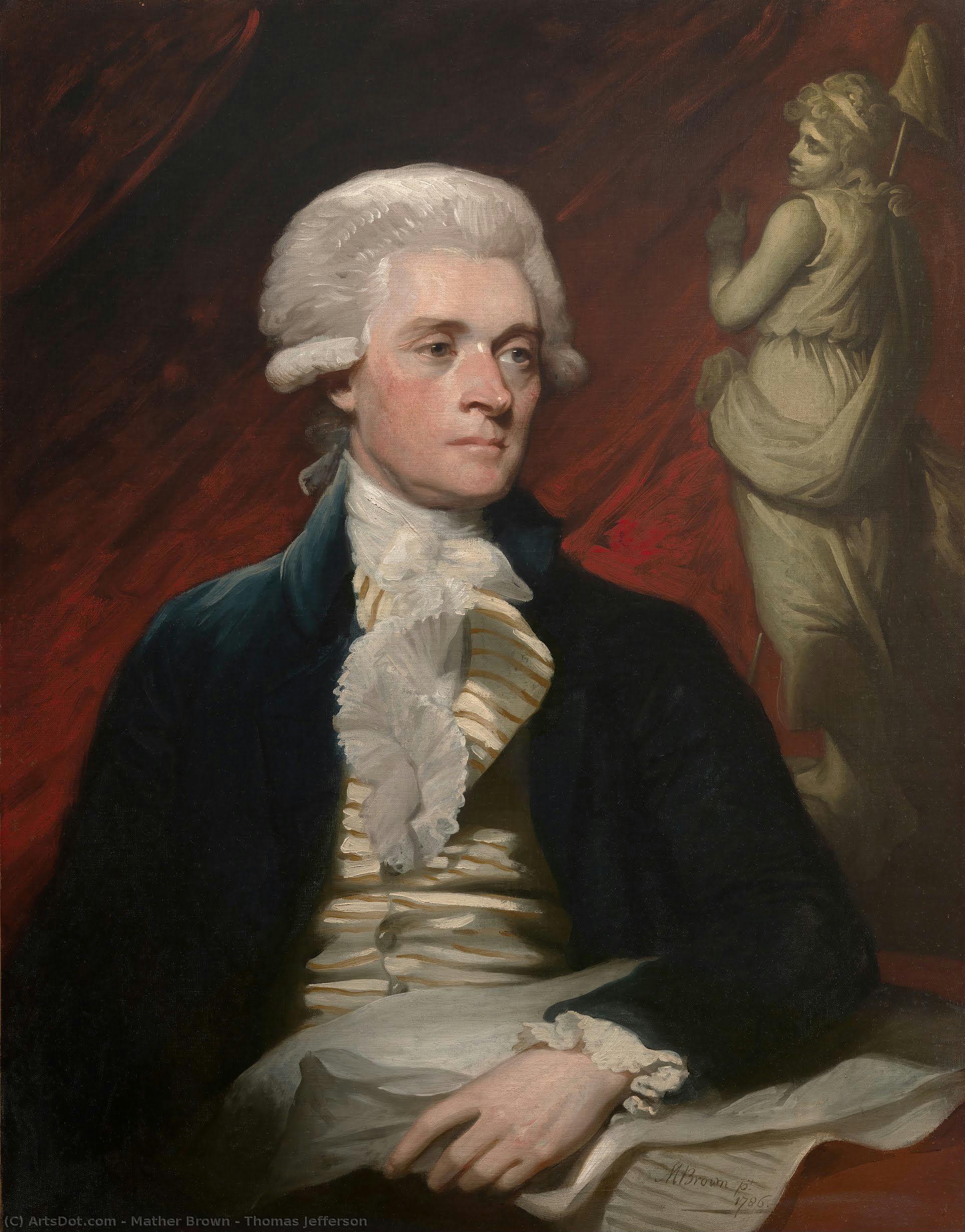 Thomas Jefferson — Mather Brown